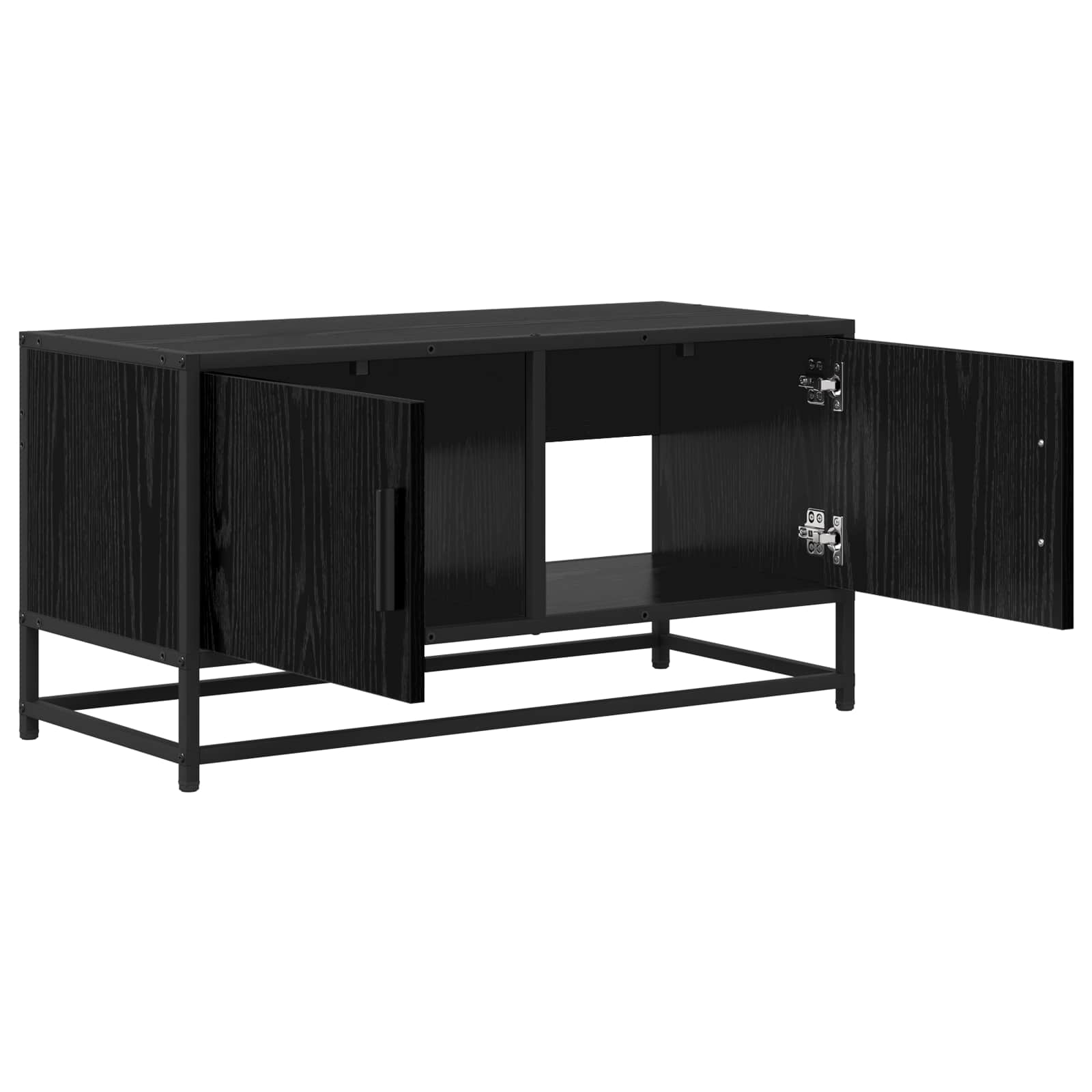 TV ormar 80 x 34,5 x 40 cm Crni hrast Konstruirano drvo
