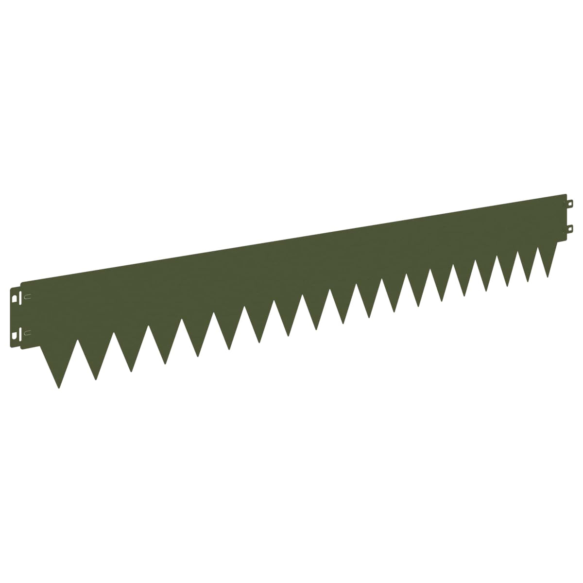Ograda oko Travnjaka 30 pcs 103 x 15 cm metal Maslinastozelena