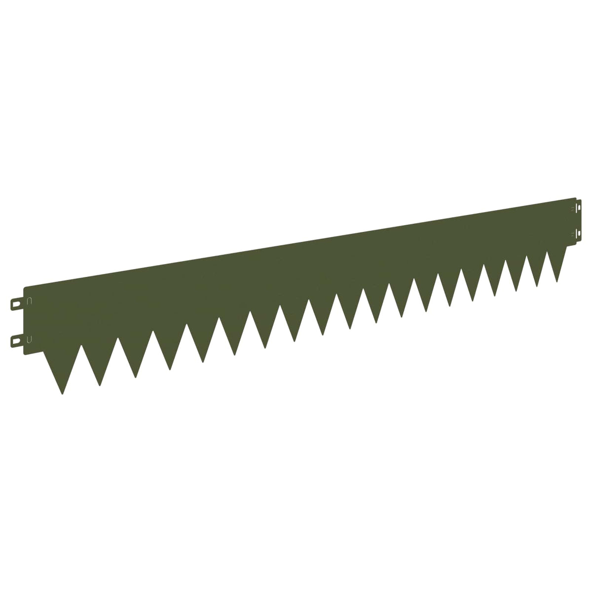 Ograda oko Travnjaka 30 pcs 103 x 15 cm metal Maslinastozelena