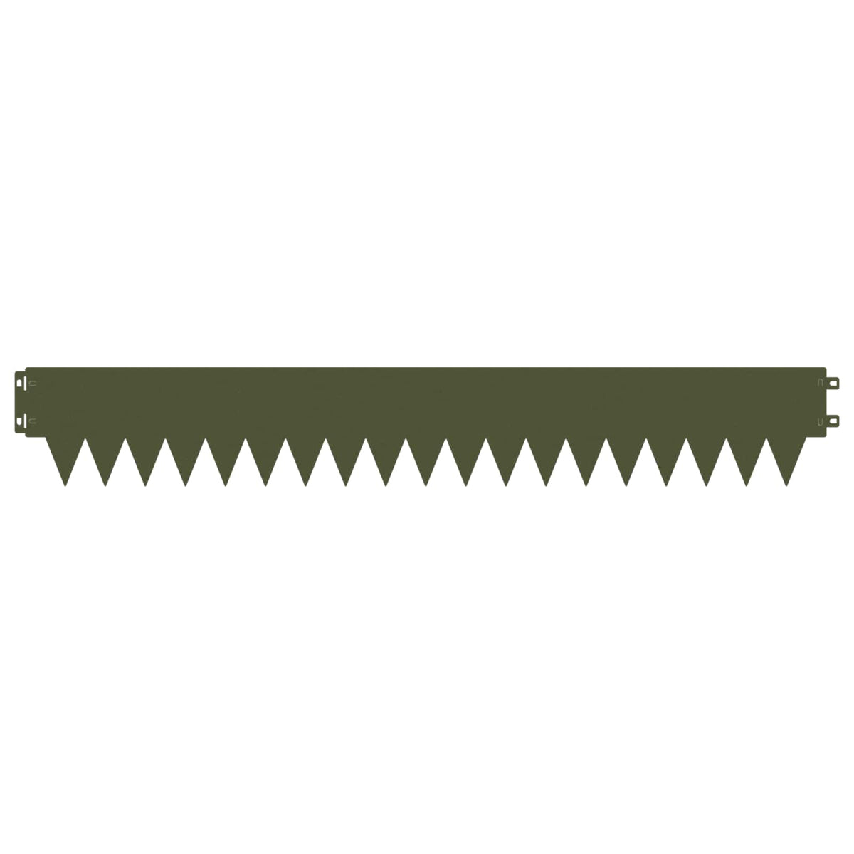 Ograda oko Travnjaka 30 pcs 103 x 15 cm metal Maslinastozelena