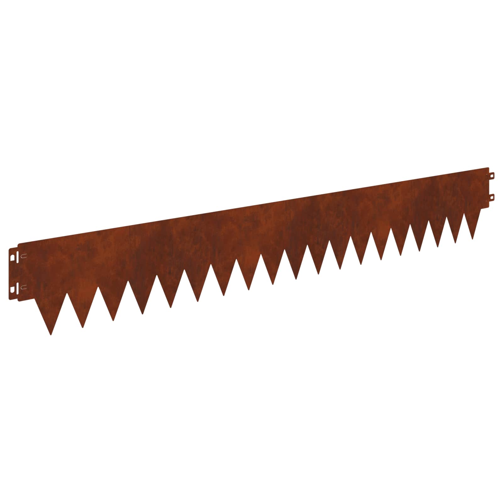 Ograda oko Travnjaka 20 pcs 103 x 15 cm metal Rđa