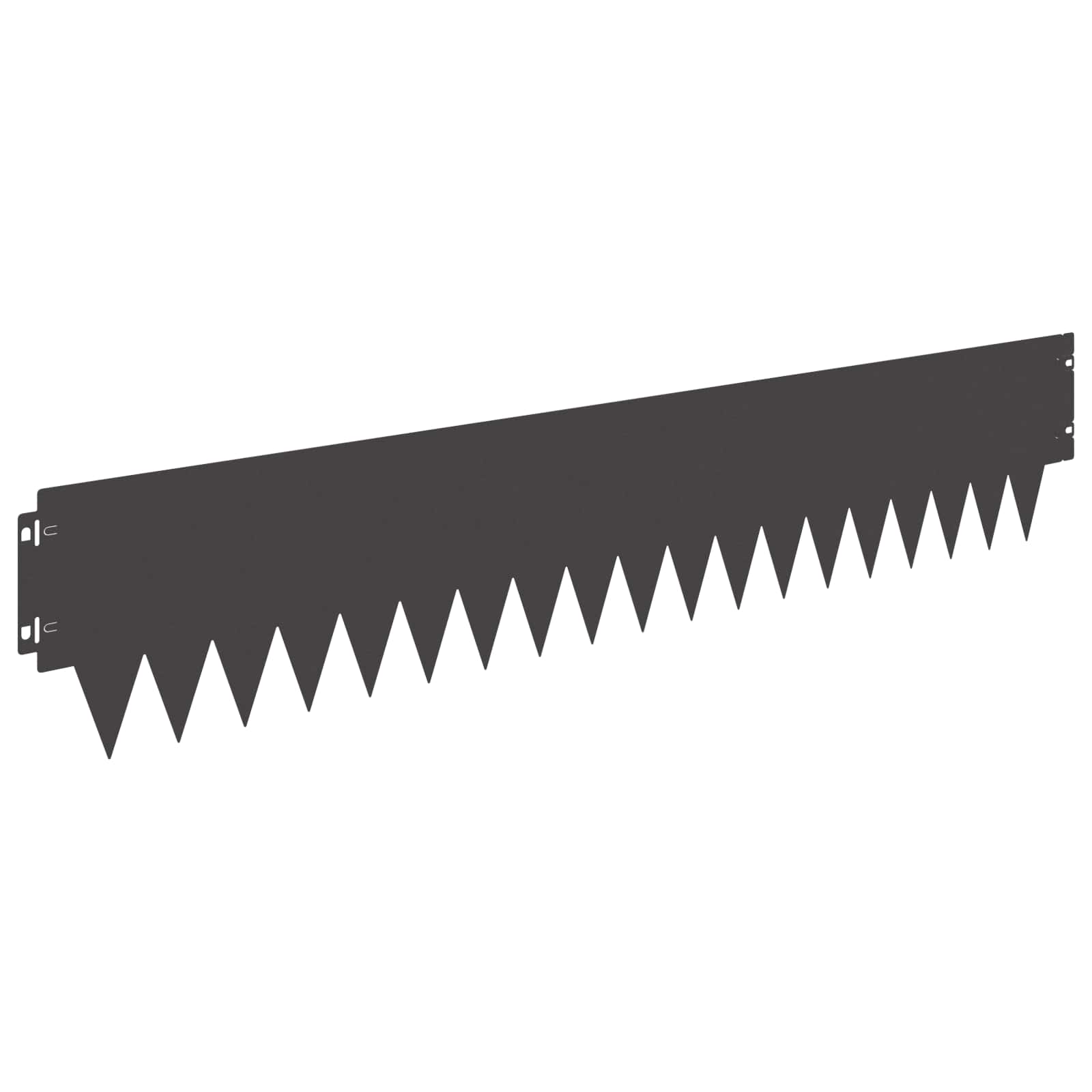 Ograda oko Travnjaka 10 pcs 103 x 20 cm metal Crna