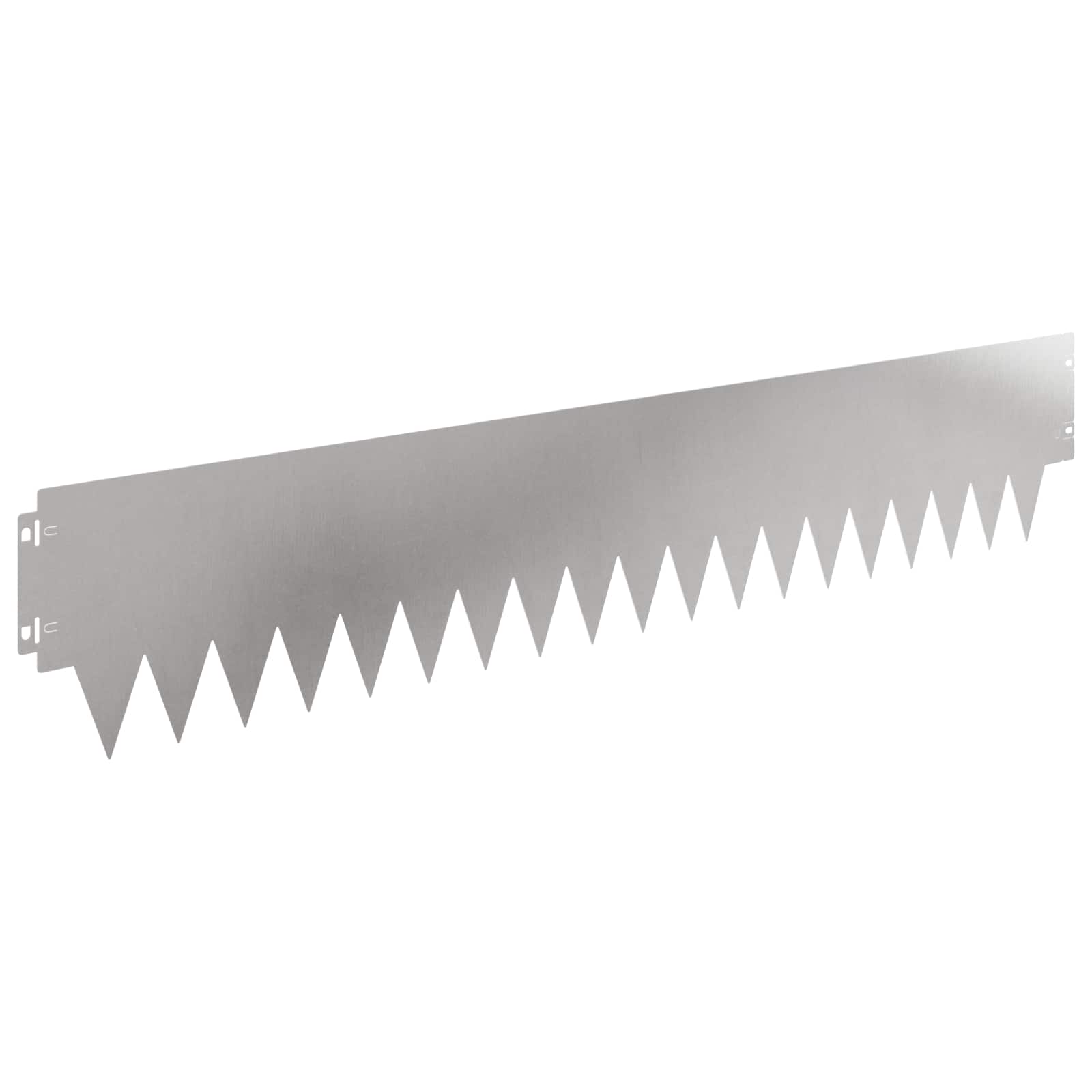 Ograda oko Travnjaka 10 pcs 103 x 20 cm metal Srebrna