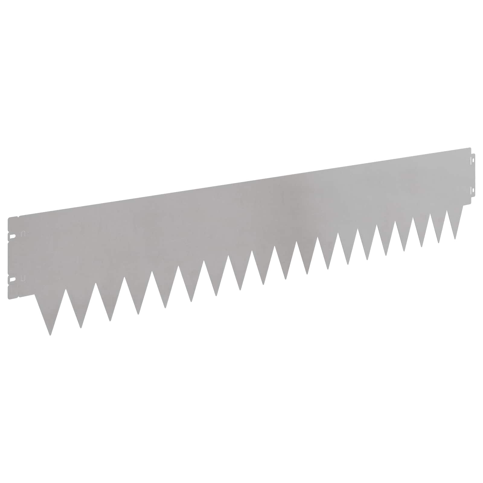 Ograda oko Travnjaka 10 pcs 103 x 20 cm metal Srebrna