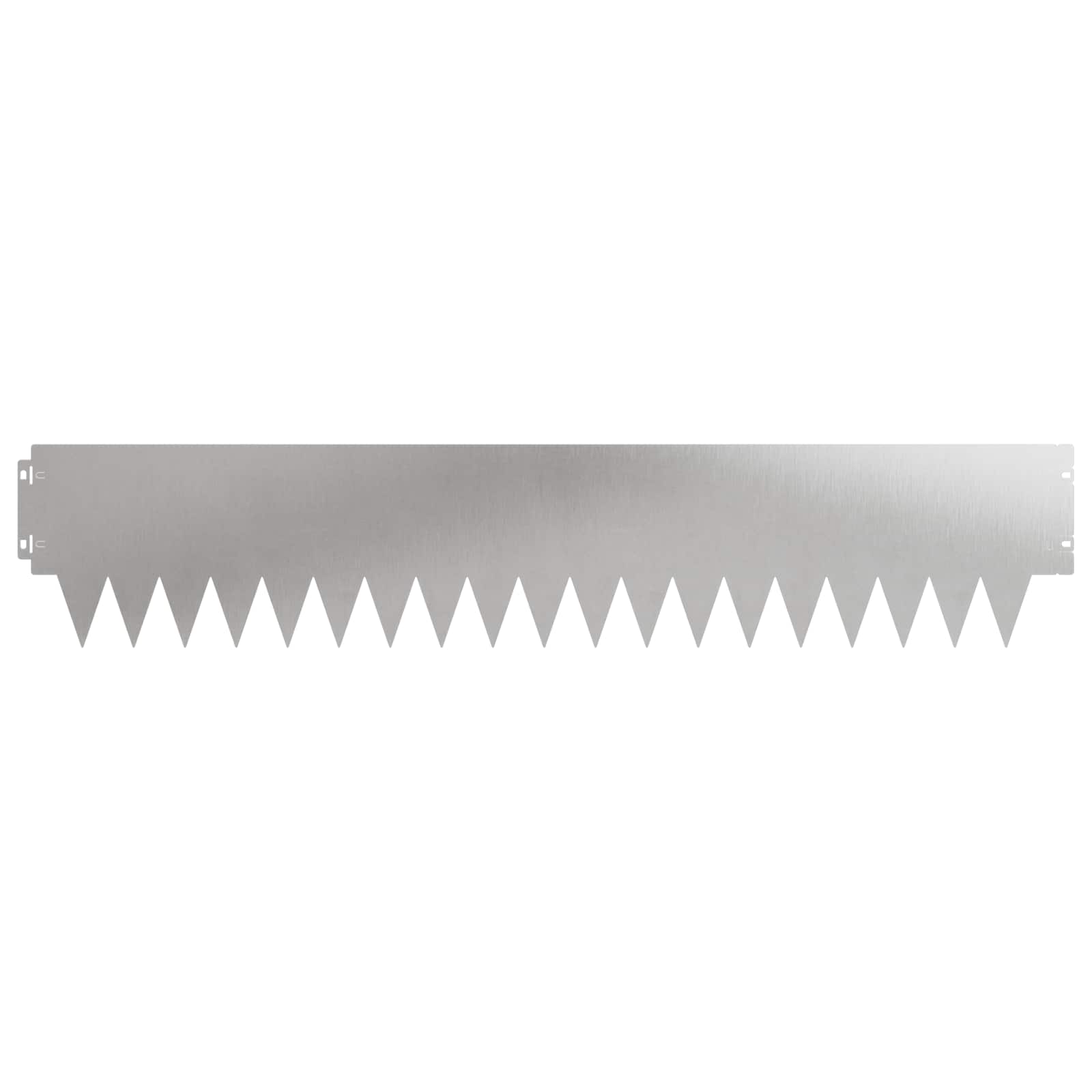 Ograda oko Travnjaka 10 pcs 103 x 20 cm metal Srebrna