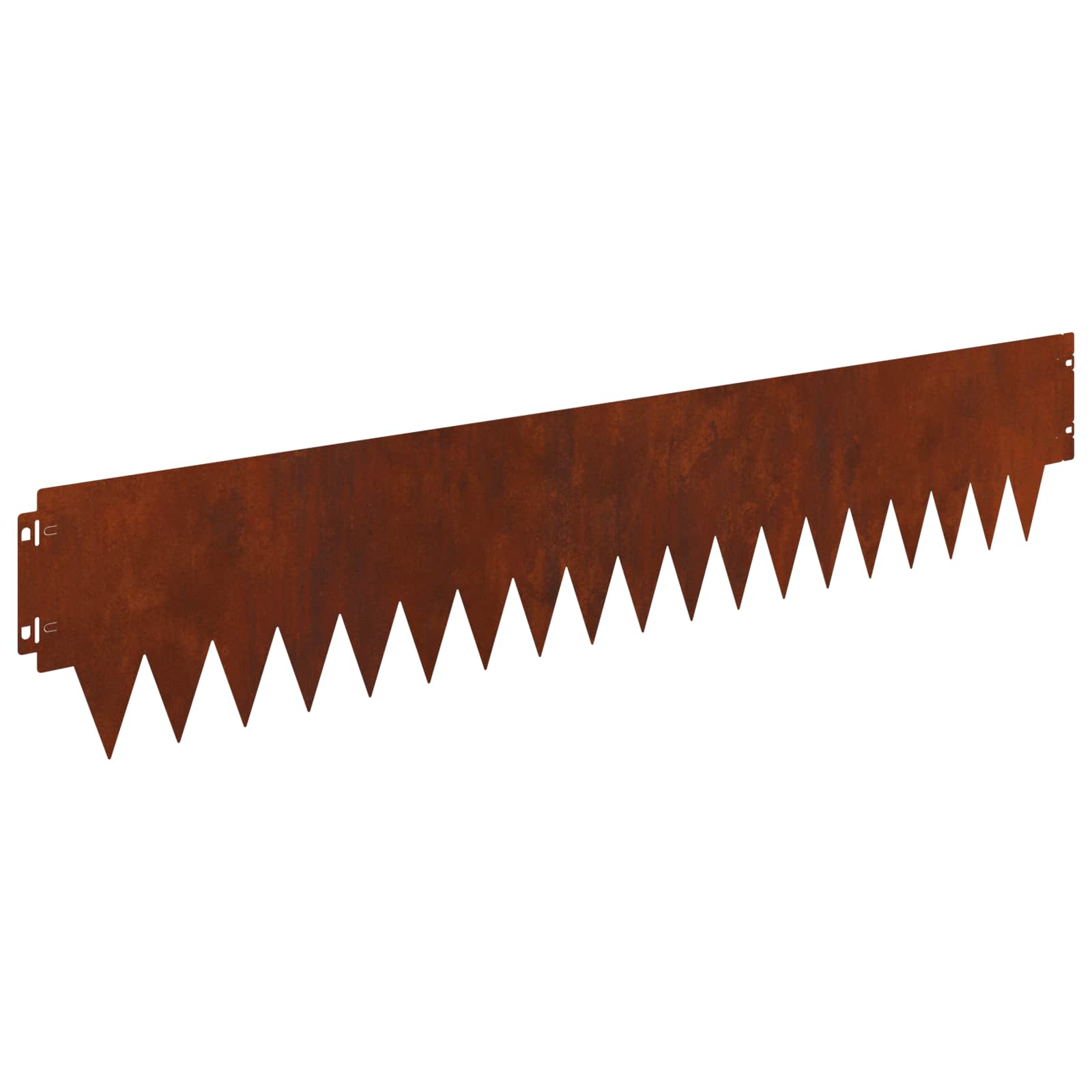 Ograda oko Travnjaka 30 pcs 103 x 20 cm metal Rđa