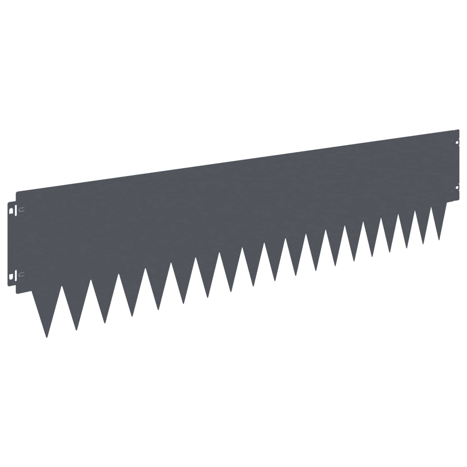 Ograda oko Travnjaka 10 pcs 103 x 25 cm metal Antracit