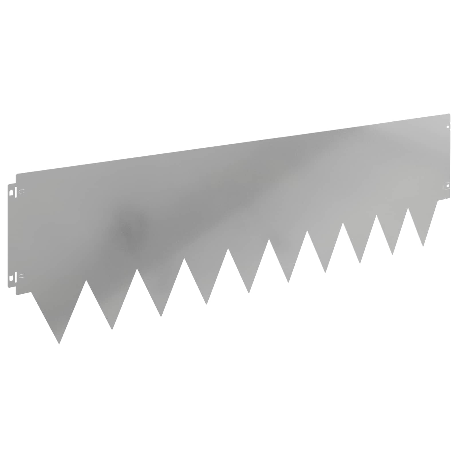 Ograda oko Travnjaka 10 pcs 103 x 30 cm metal Srebrna