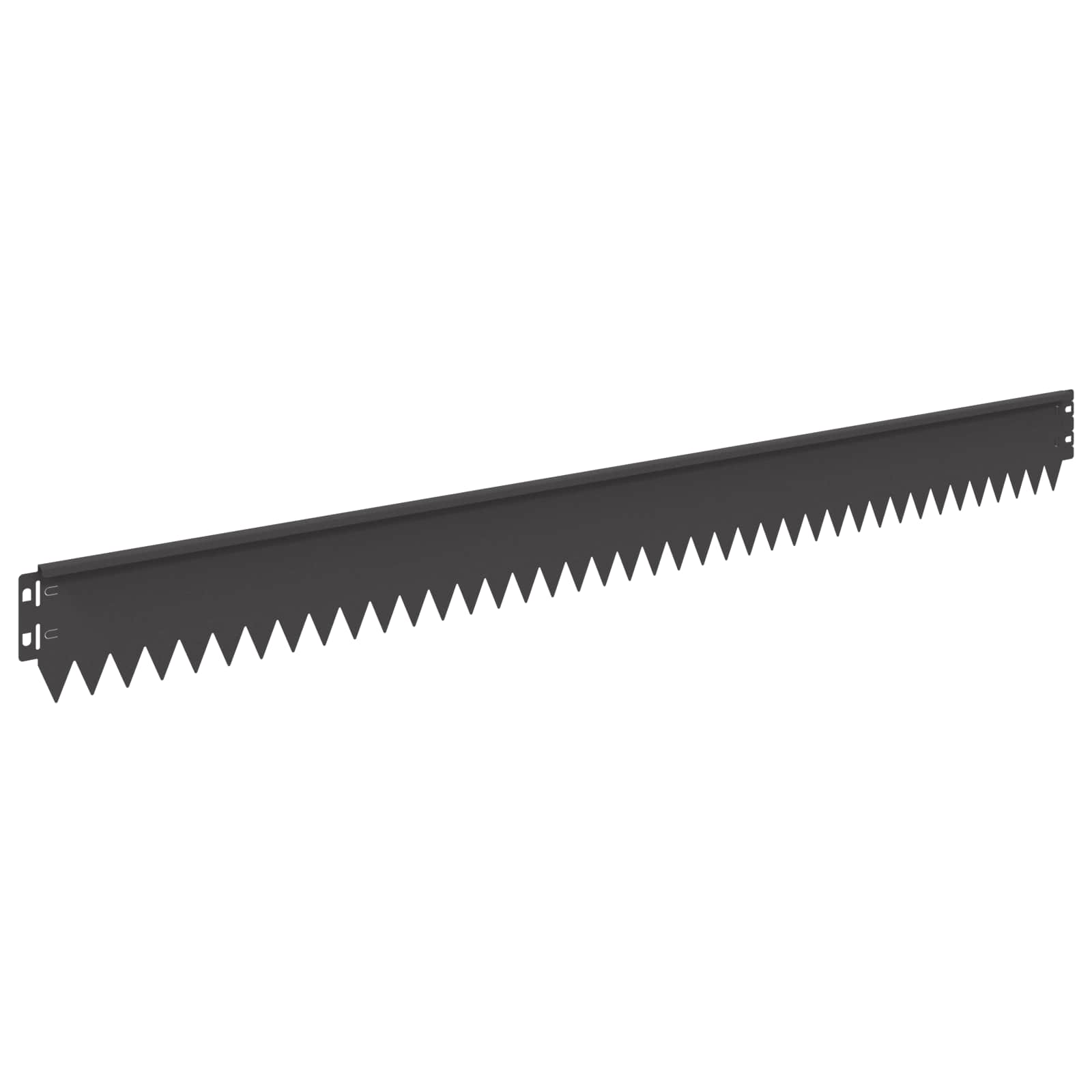 Ograda oko Travnjaka 30 pcs 103 x 10 cm Čelik Crna