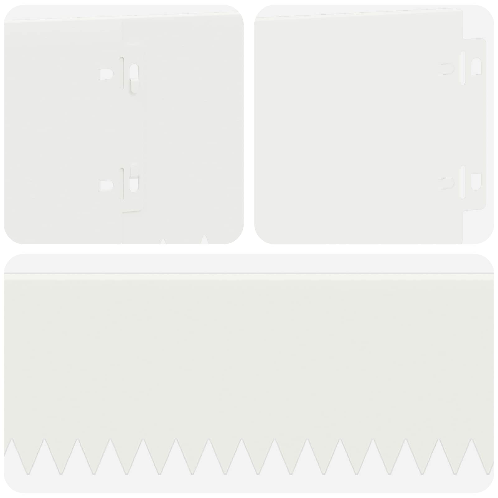 Ograda oko Travnjaka 30 pcs 103 x 15 cm Čelik Bijela