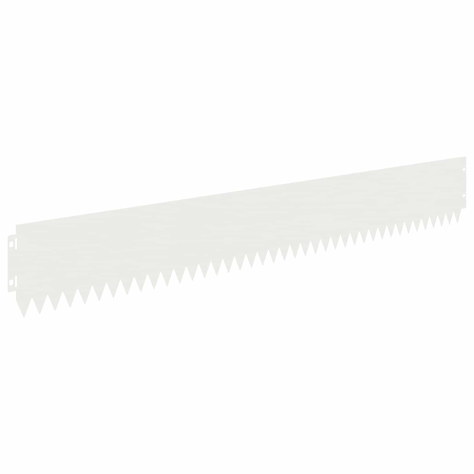 Ograda oko Travnjaka 10 pcs 103 x 15 cm Čelik Bijela