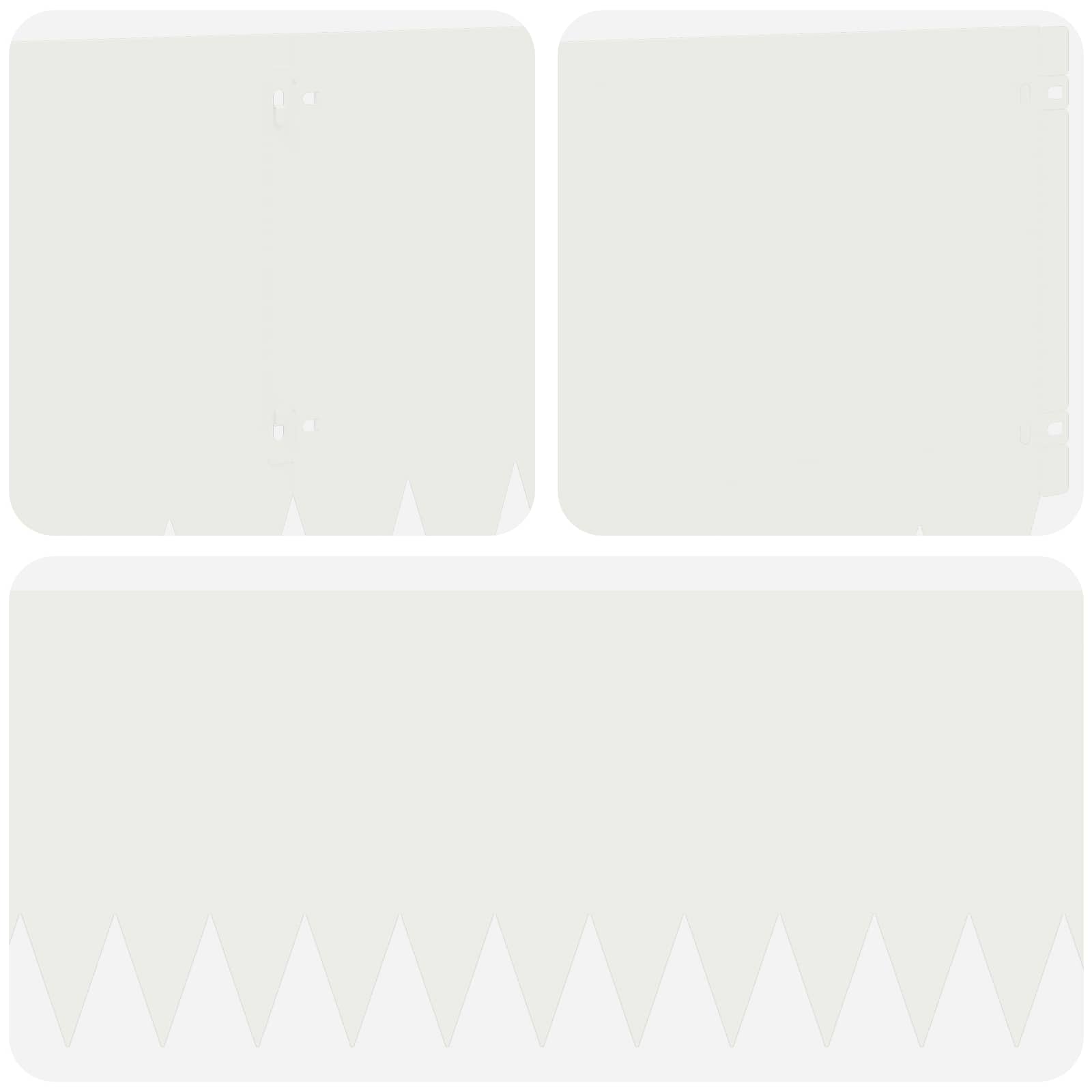 Ograda oko Travnjaka 20 pcs 103 x 30 cm Čelik Bijela