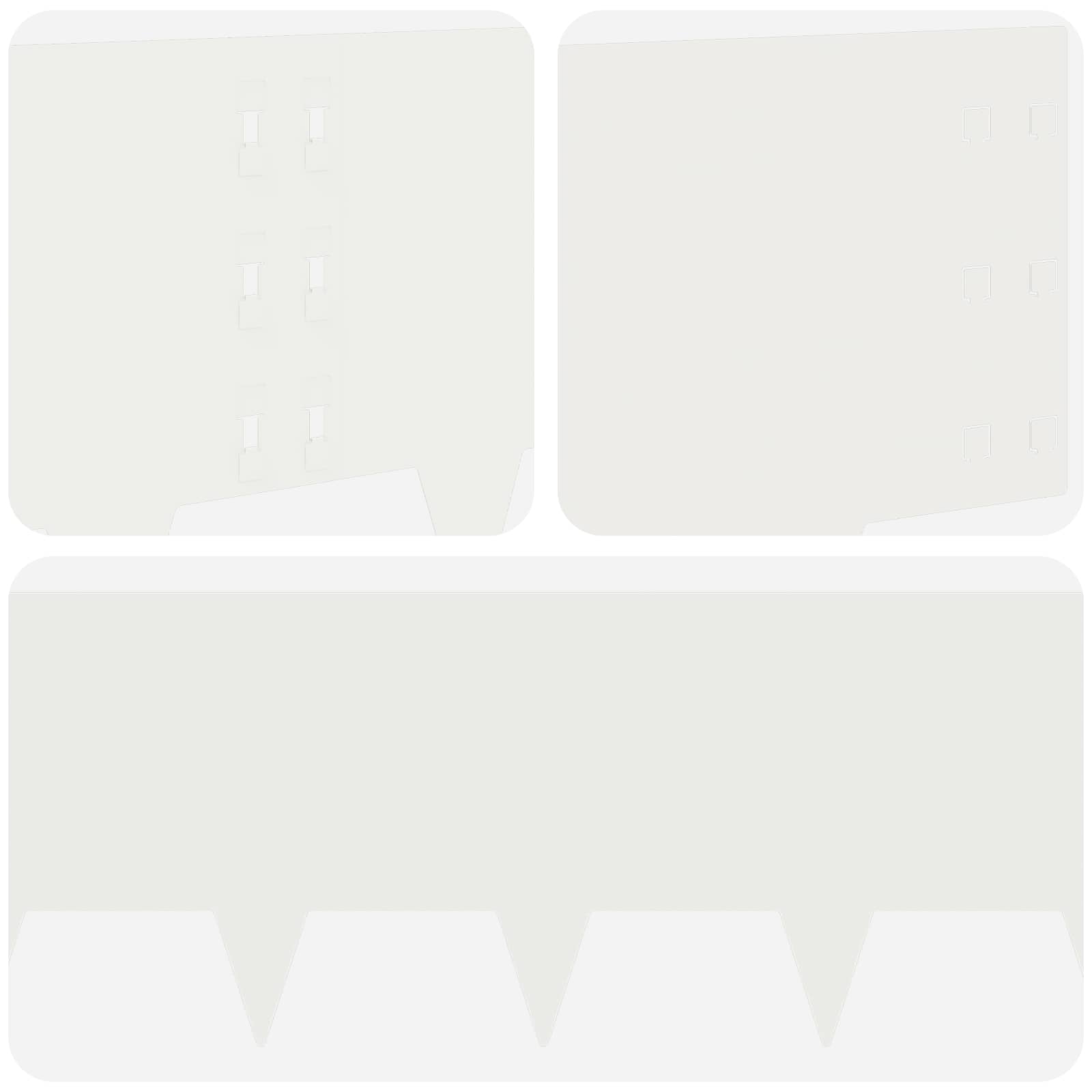 Ograda oko Travnjaka 30 pcs 100 x 30 cm Čelik Bijela