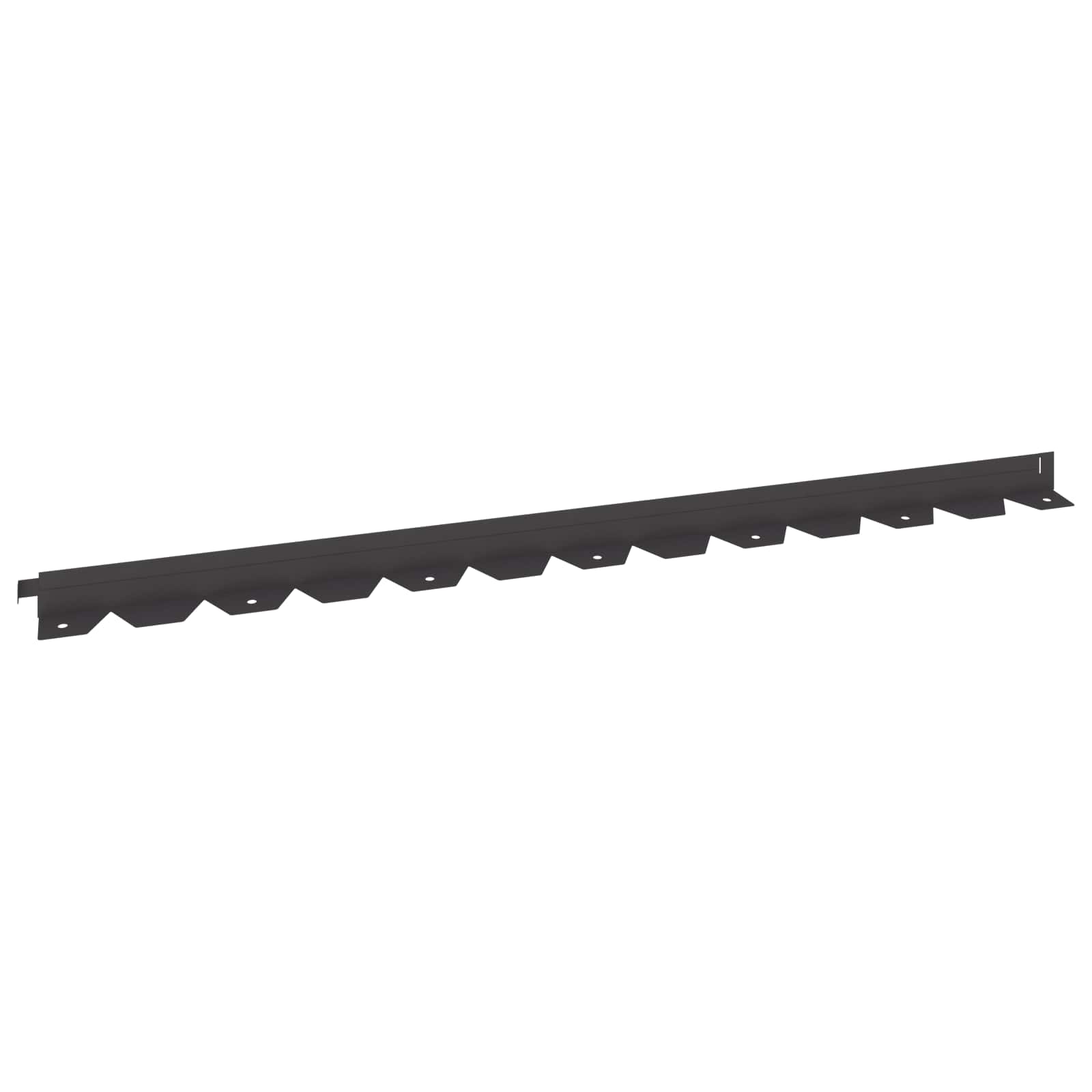 Ograda oko Travnjaka 20 pcs 102 x 4 x 4 cm Čelik Crna
