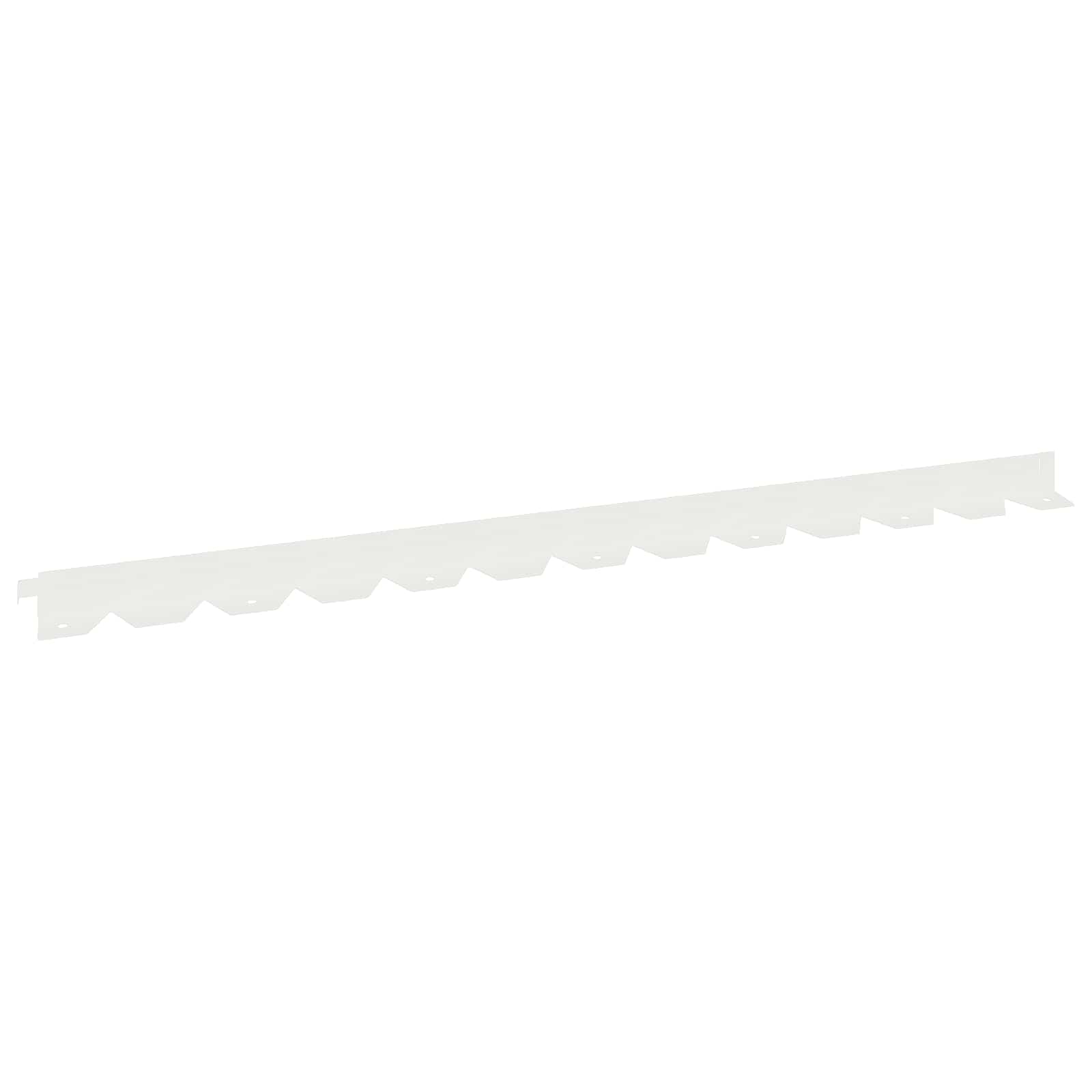 Ograda oko Travnjaka 10 pcs 102 x 4 x 4 cm Čelik Bijela