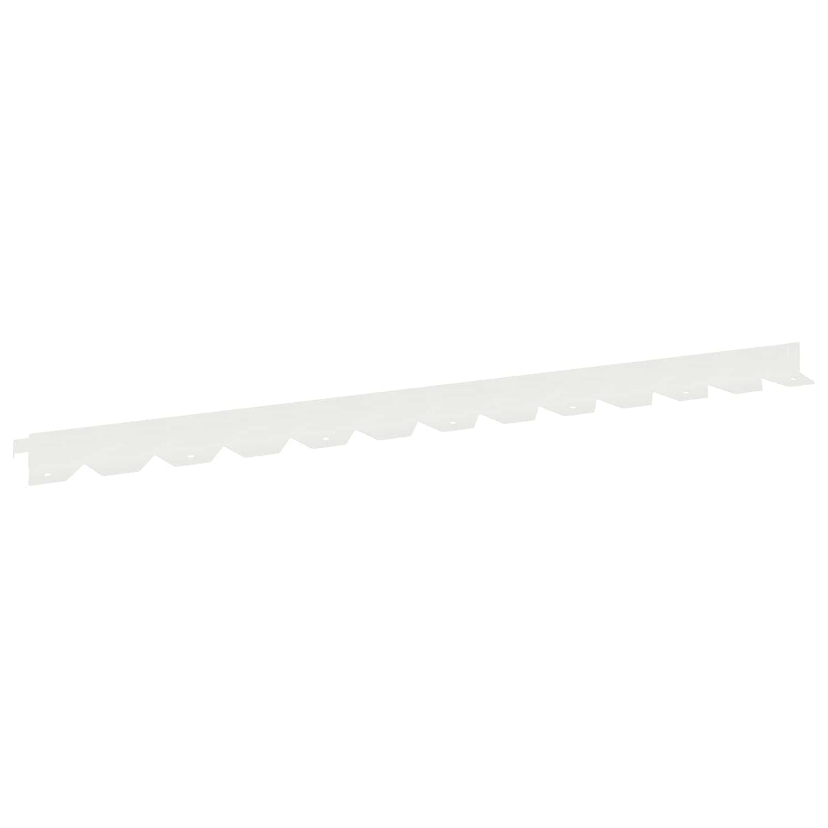Ograda oko Travnjaka 30 pcs 102 x 4 x 4 cm Čelik Bijela