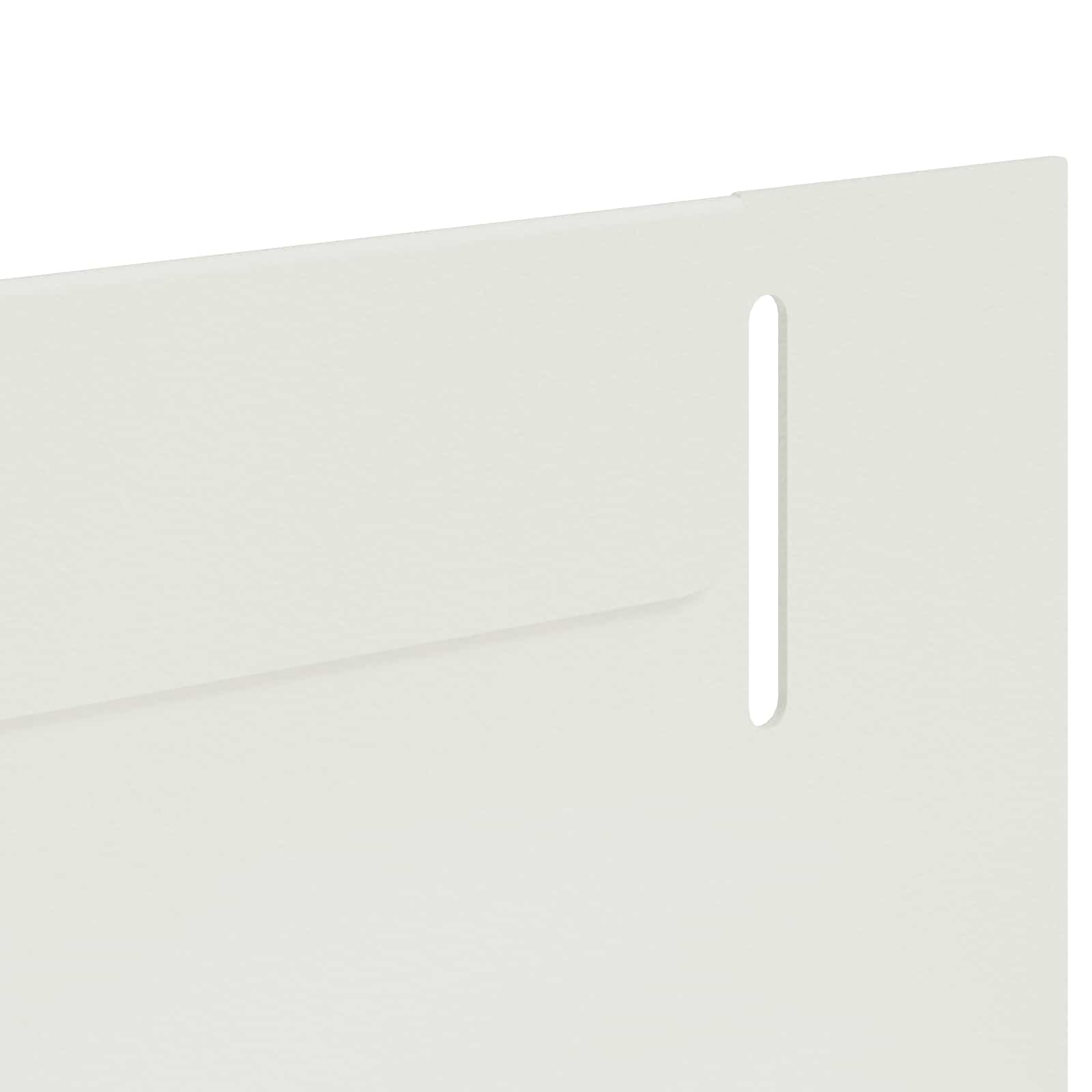 Ograda oko Travnjaka 50 pcs 102 x 4 x 4 cm Čelik Bijela