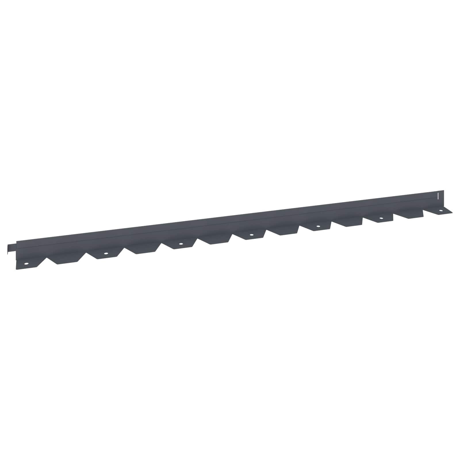 Ograda oko Travnjaka 20 pcs 102 x 4 x 4 cm Čelik Antracit