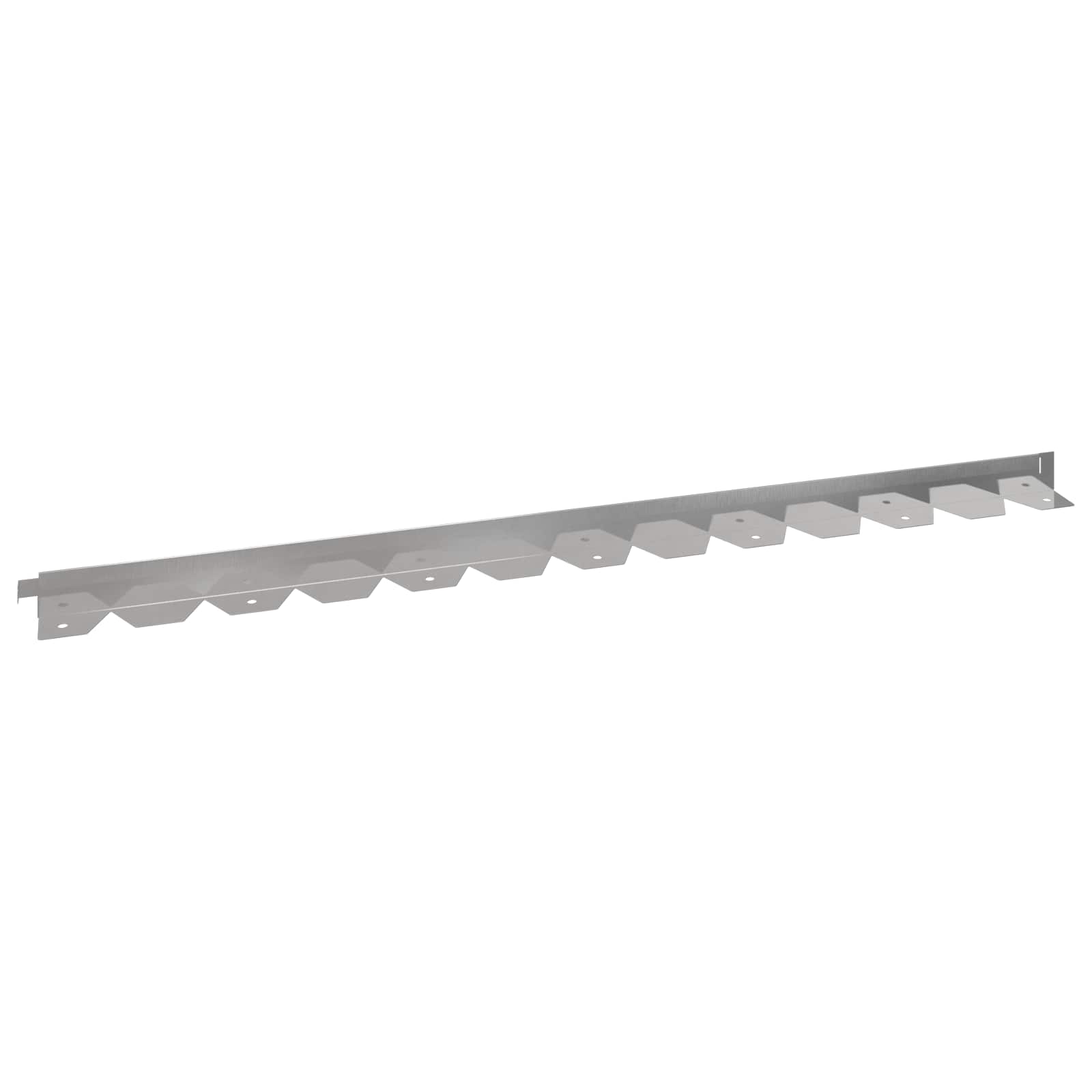 Ograda oko Travnjaka 30 pcs 102 x 4 x 4 cm Čelik Srebrna