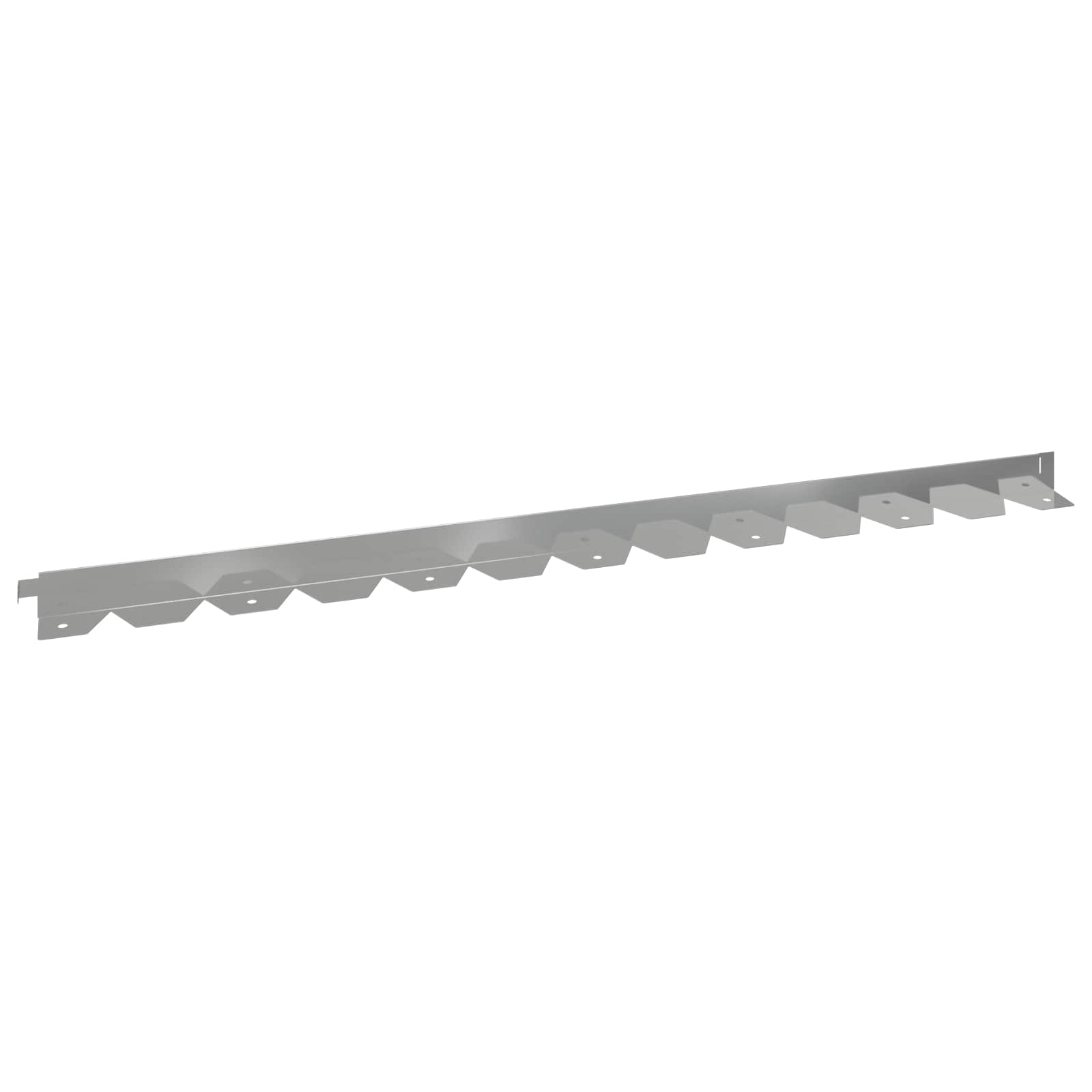 Ograda oko Travnjaka 30 pcs 102 x 4 x 4 cm Čelik Srebrna