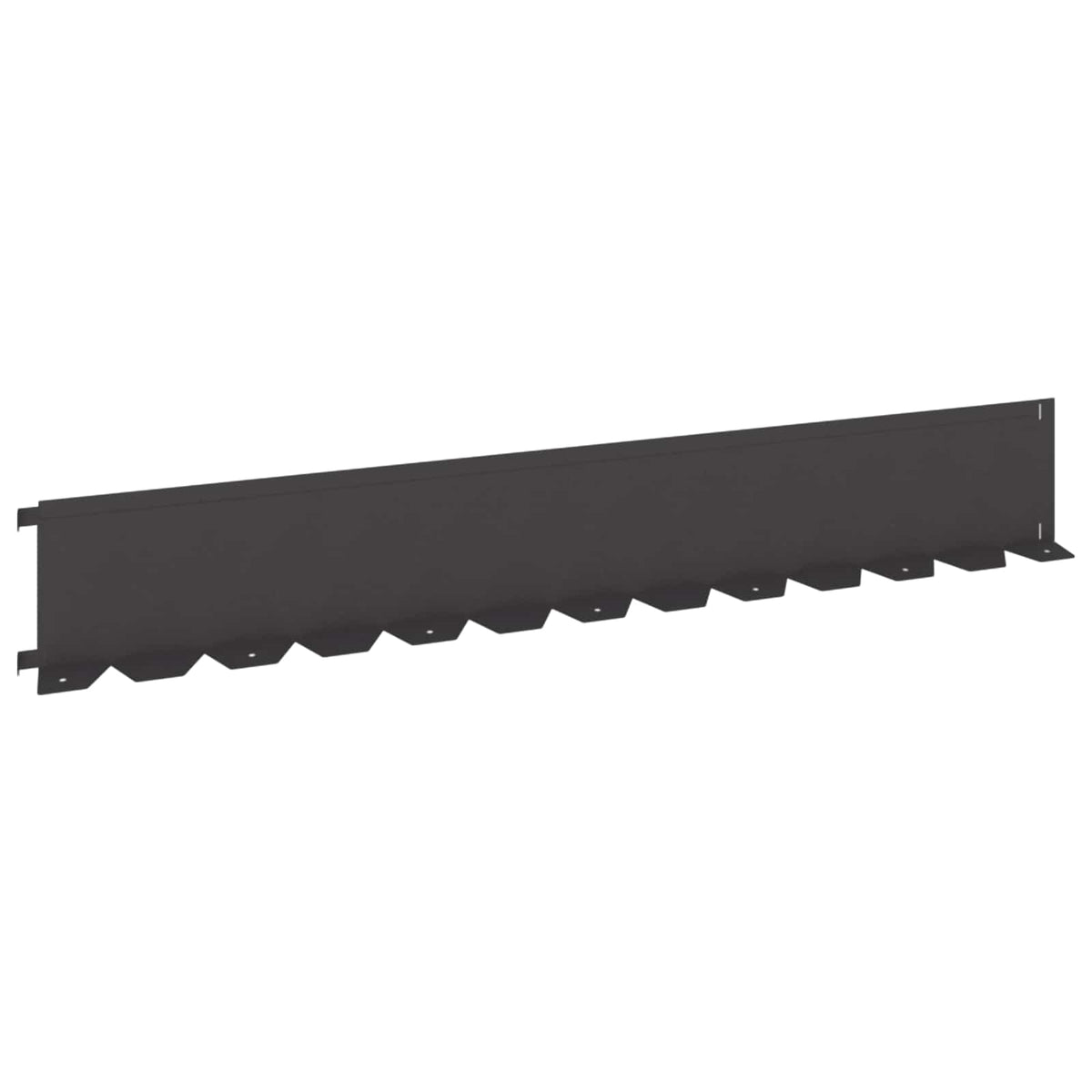 Ograda oko Travnjaka 20 pcs 102 x 15 x 4 cm Čelik Crna