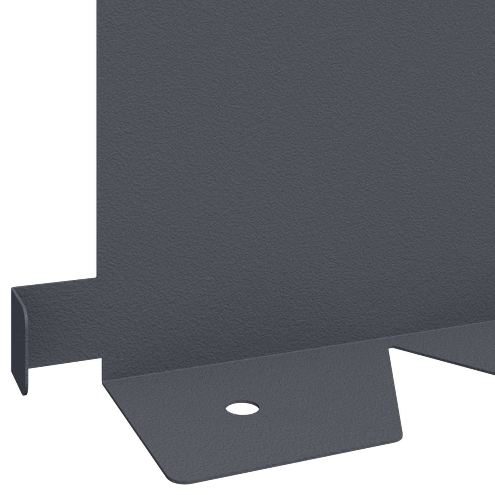 Ograda oko Travnjaka 20 pcs 102 x 15 x 4 cm Čelik Antracit