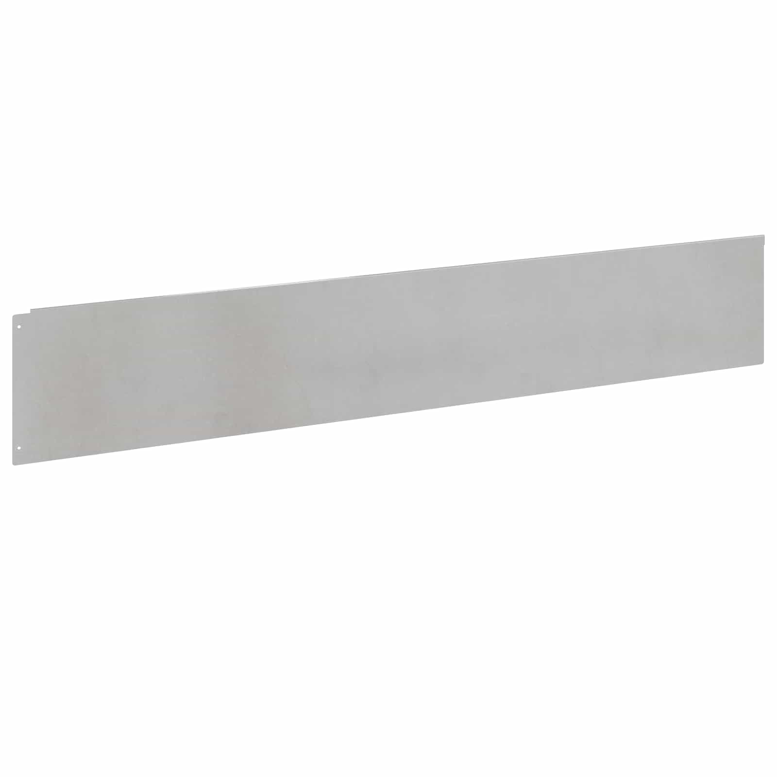 Ograda oko Travnjaka 10 pcs 100 x 18 cm Čelik Srebrna