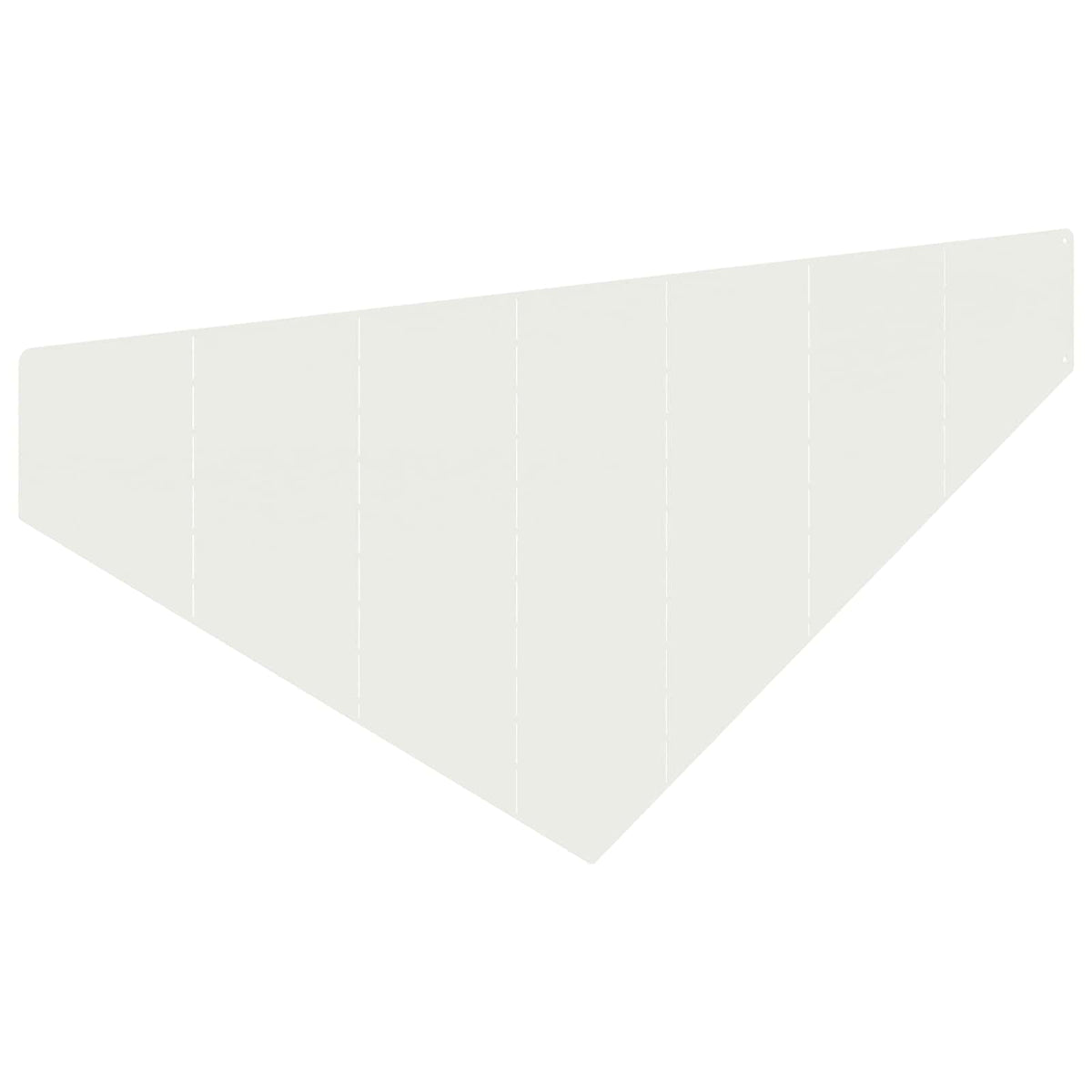 Ograda oko Travnjaka 4 kom. 100 x 45 cm Čelik Bijela