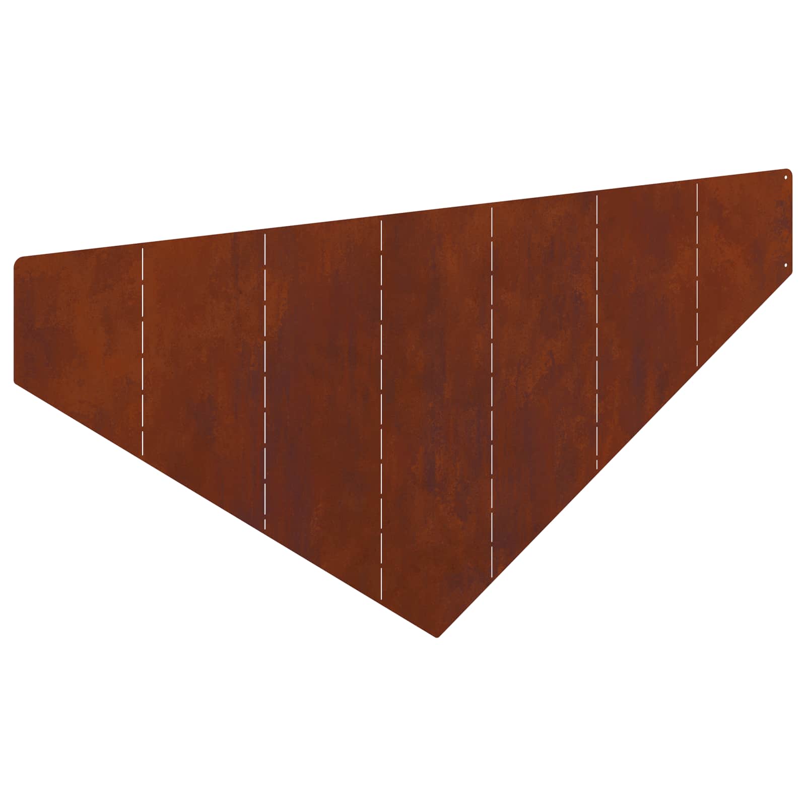 Ograda oko Travnjaka 4 pcs 100 x 45 cm Čelik Rđa