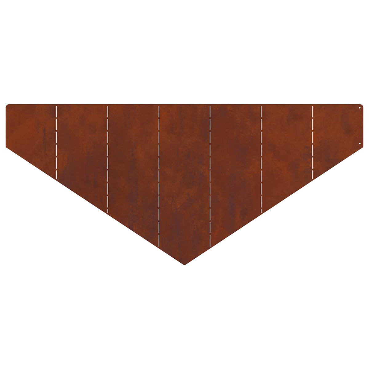 Ograda oko Travnjaka 4 pcs 100 x 45 cm Čelik Rđa