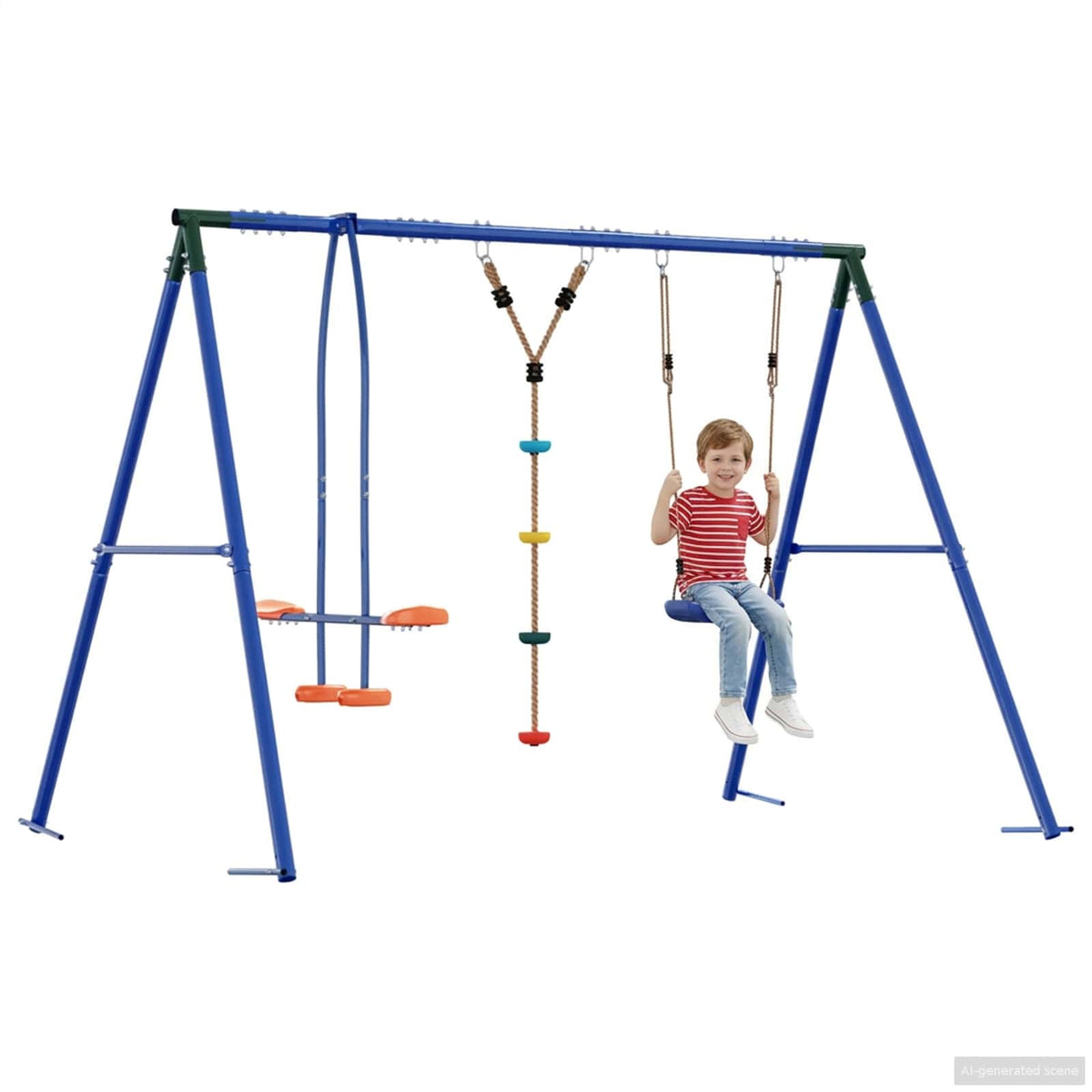 Set vanjskih ljuljački Šareni Čelik i PE