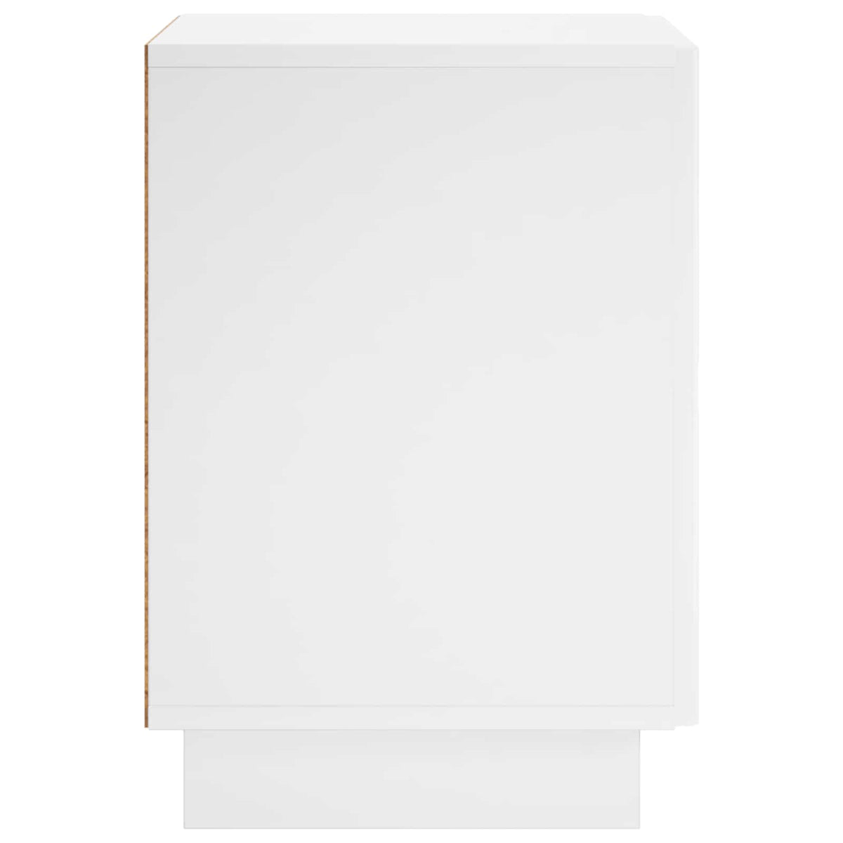 Noćni ormar Bijela visokog sjaja 33,5 x 34,5 x 50 cm