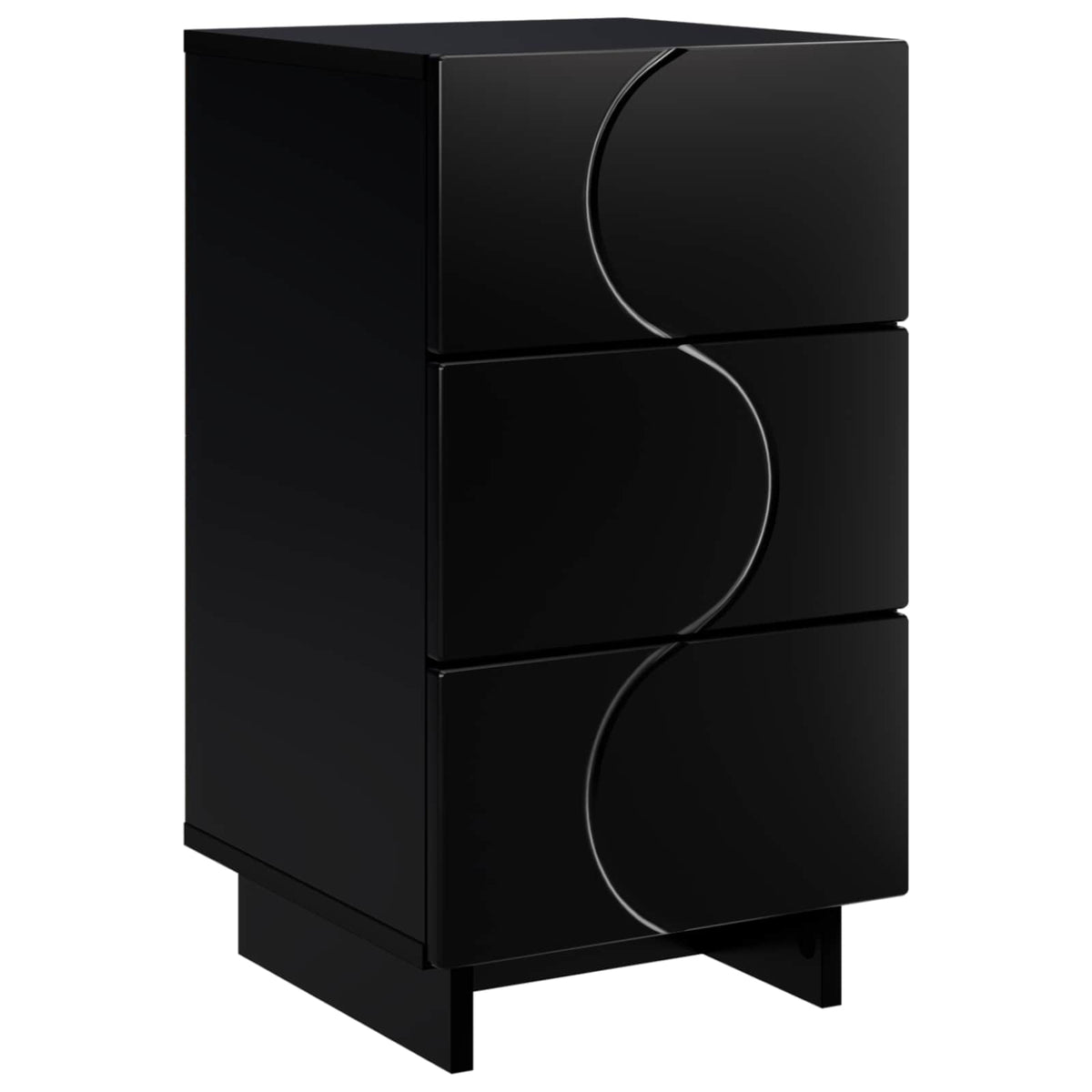 Noćni ormar Crna 33,5 x 34,5 x 60 cm Konstruirano drvo