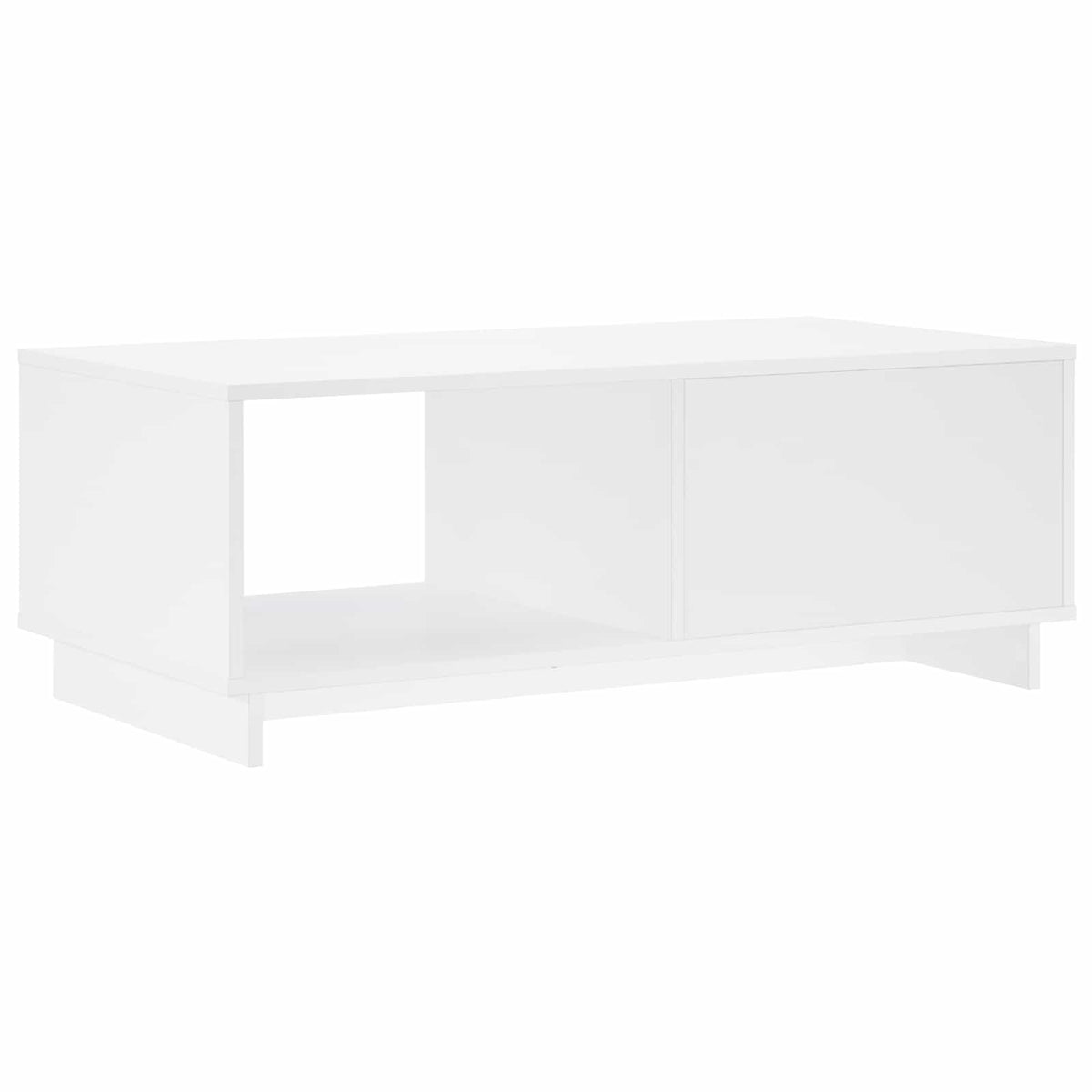 Stolić za kavu Bijela visokog sjaja 95 x 50,5 x 35 cm