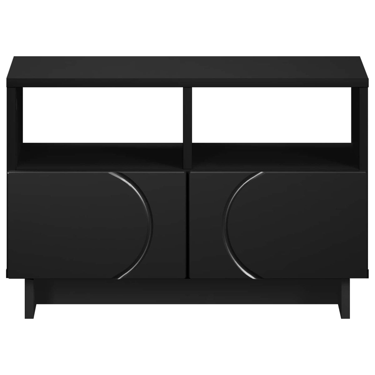 TV stalak 60 x 34.5 x 40 cm Crna Konstruirano drvo