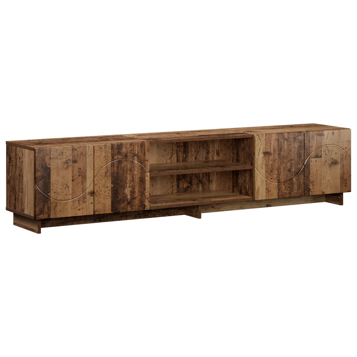 TV stalak 180 x 34,5 x 40 cm Staro drvo Konstruirano drvo