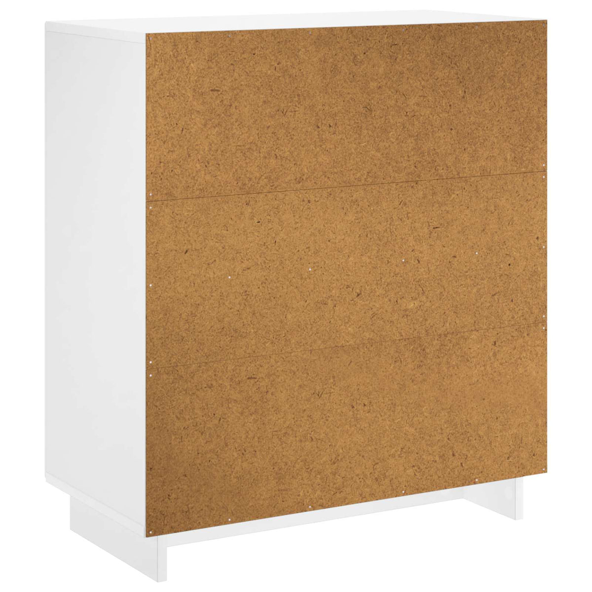 Komoda Bijela visokog sjaja 67 x 34,5 x 75 cm Konstruirano drvo