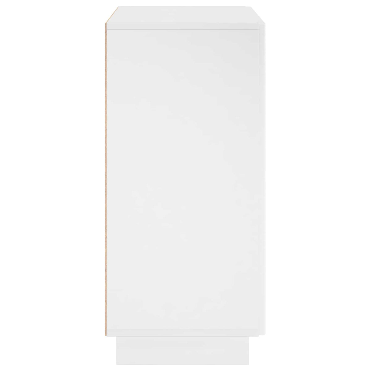 Komoda Bijela visokog sjaja 67 x 34,5 x 75 cm Konstruirano drvo