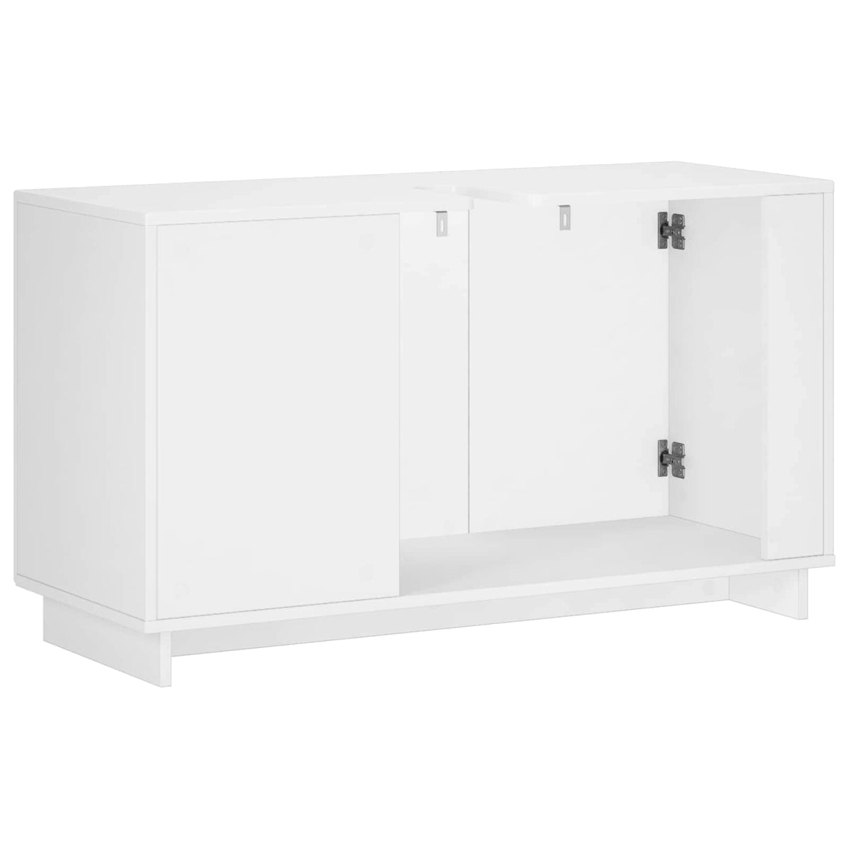 kupaonski ormarić Bijela visokog sjaja 101 x 41 x 58 cm