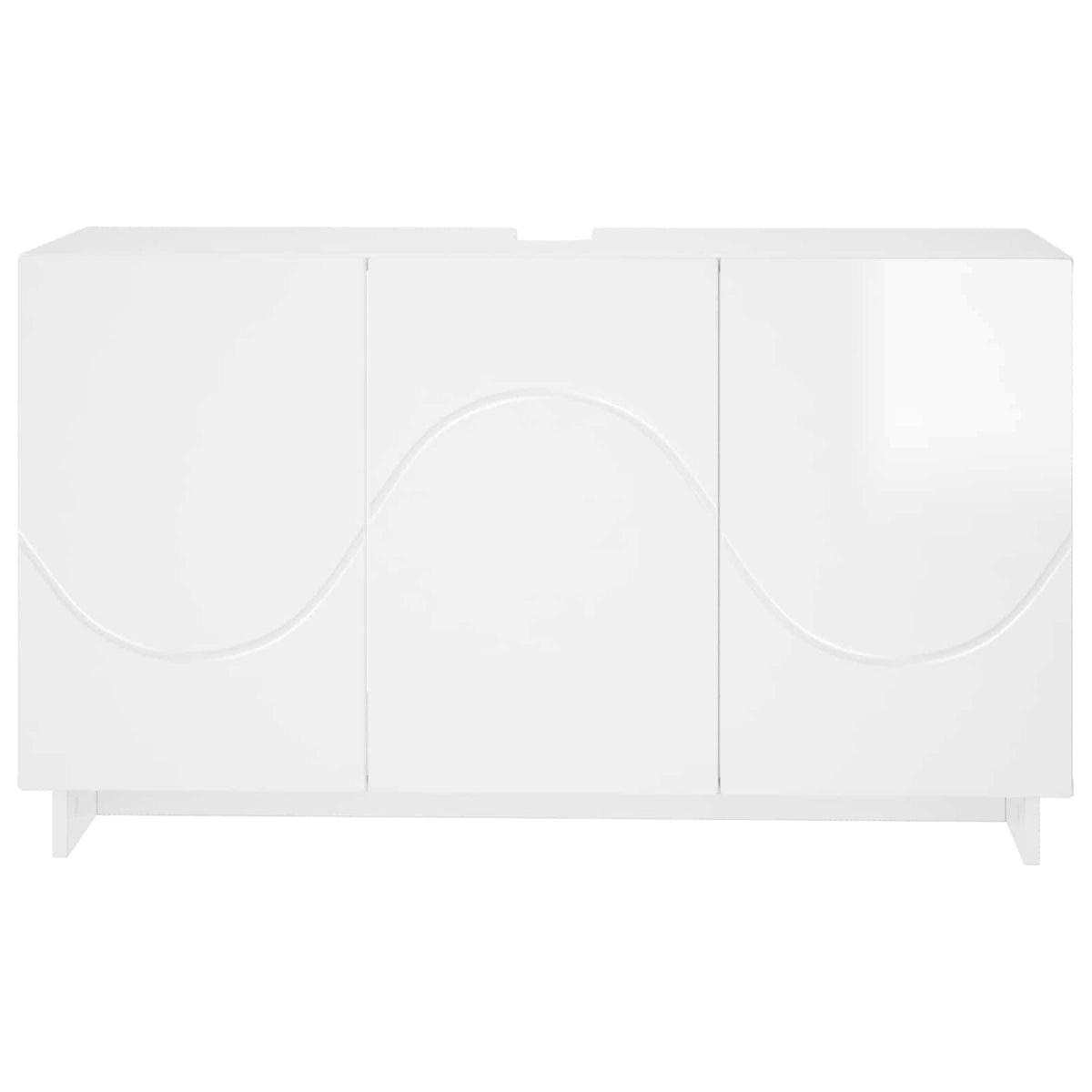 kupaonski ormarić Bijela visokog sjaja 101 x 41 x 58 cm