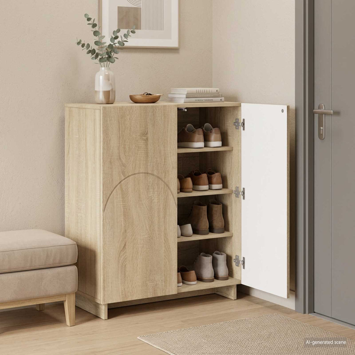 Ormar za cipele 73 x 38 x 87,5 cm Konstruirano drvo