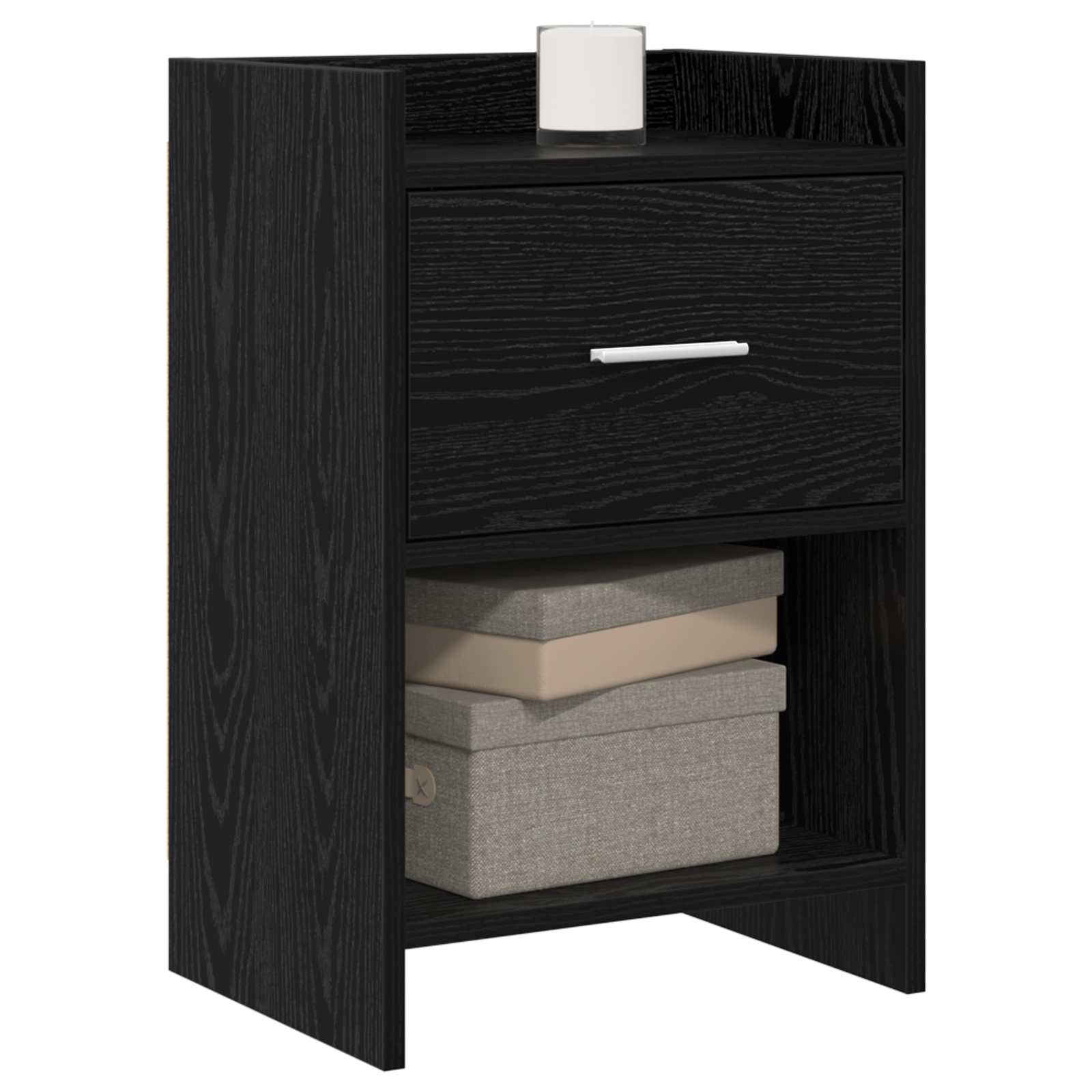 Noćni ormarići 2 pcs Crni hrast 40 x 30 x 60 cm