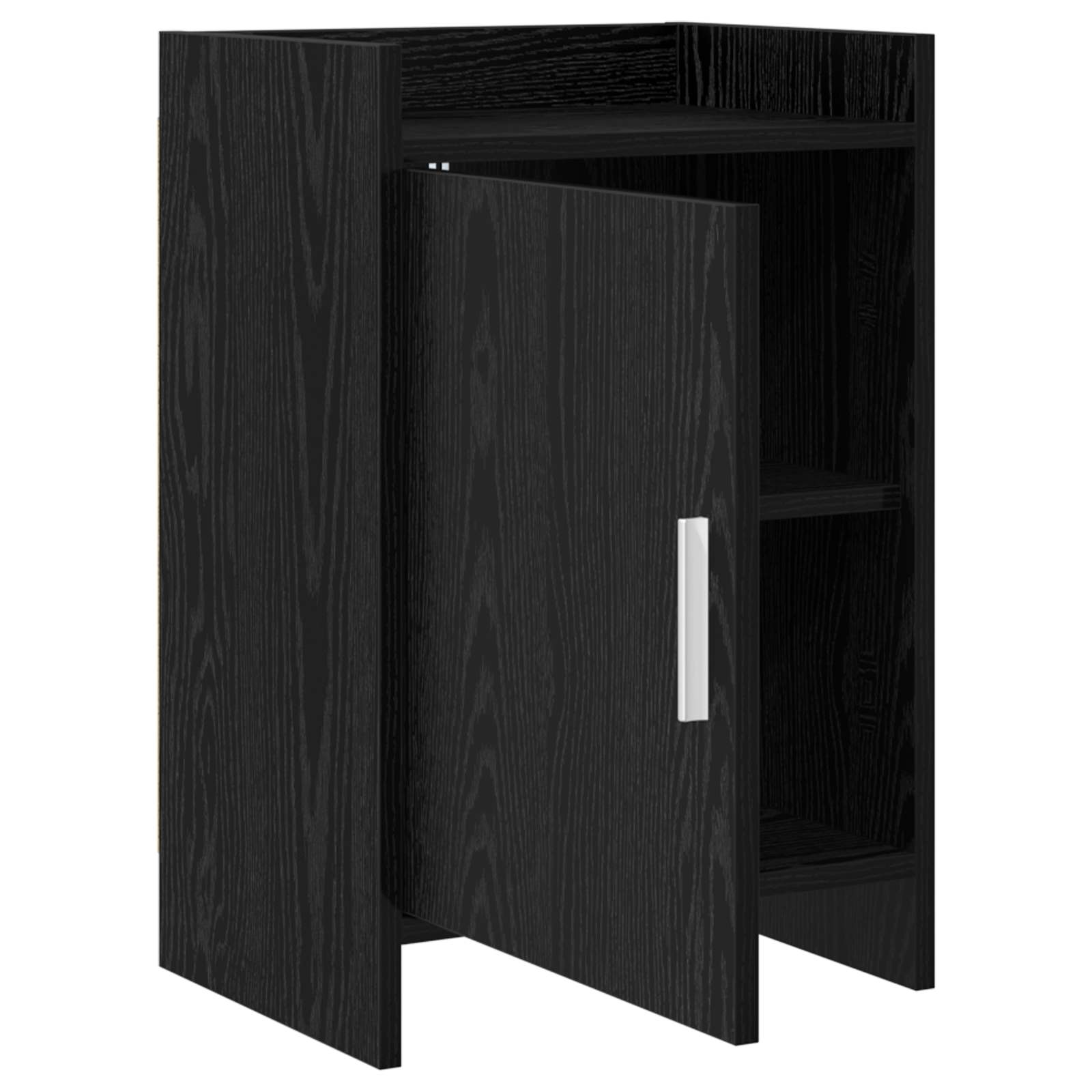 Noćni ormarići 2 pcs Crni hrast 40 x 30 x 60 cm