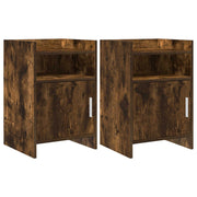 Noćni ormarići 2 pcs Dimljeni hrast 40 x 36 x 60 cm