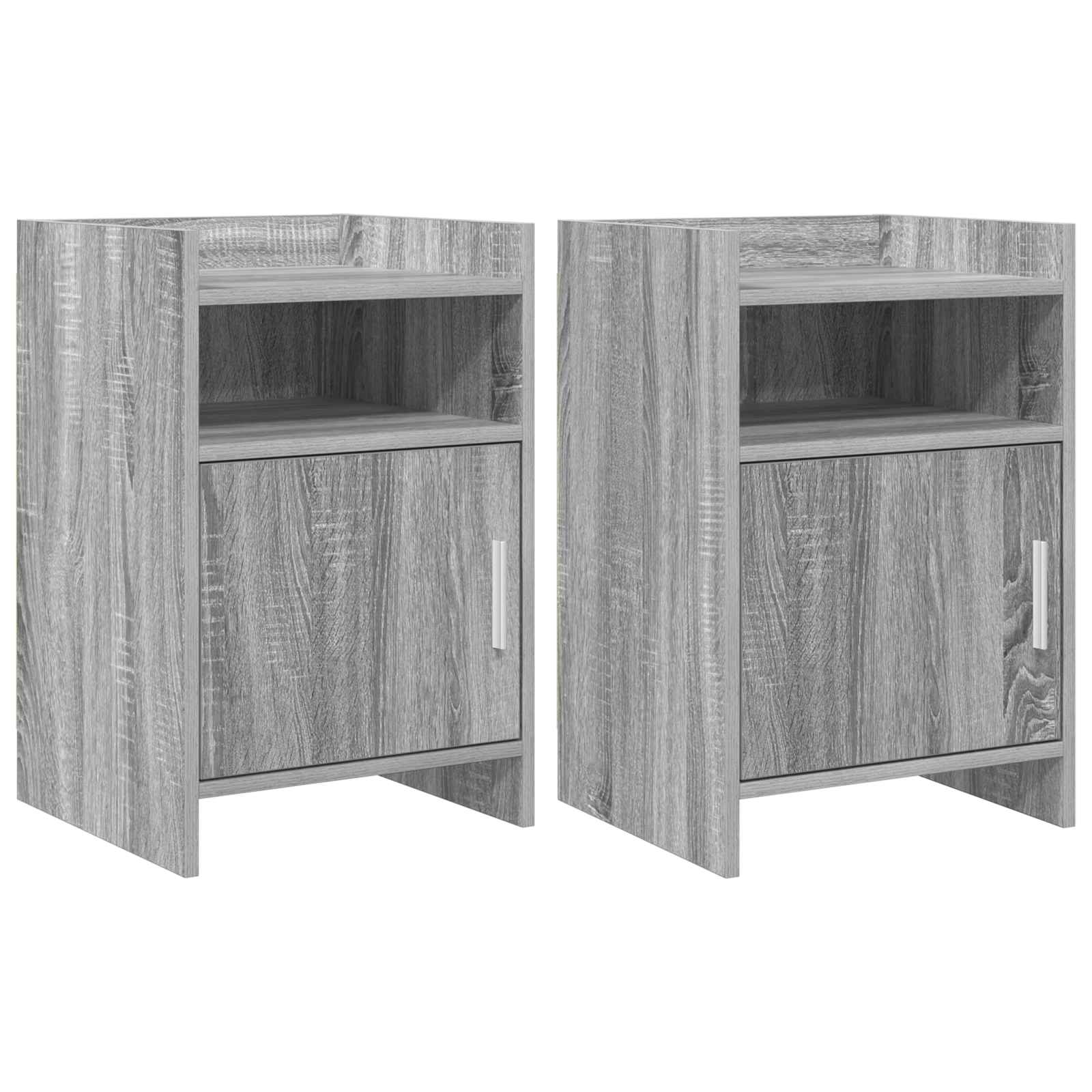 Noćni ormarići 2 pcs Siva Sonoma 40 x 36 x 60 cm