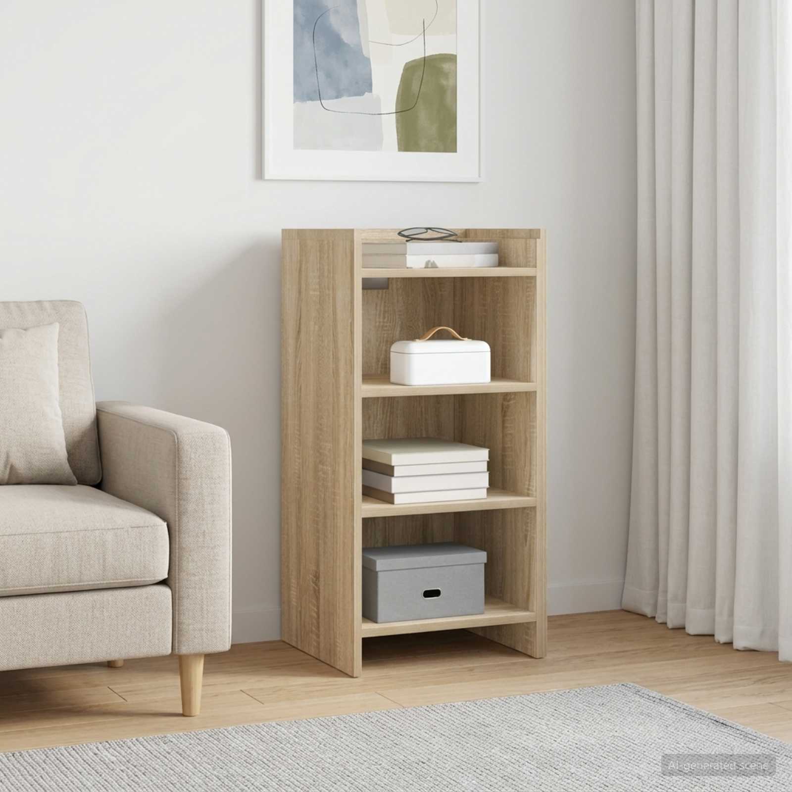 Kreveta Hrast sonoma 40 x 36 x 80 cm Konstruirano drvo
