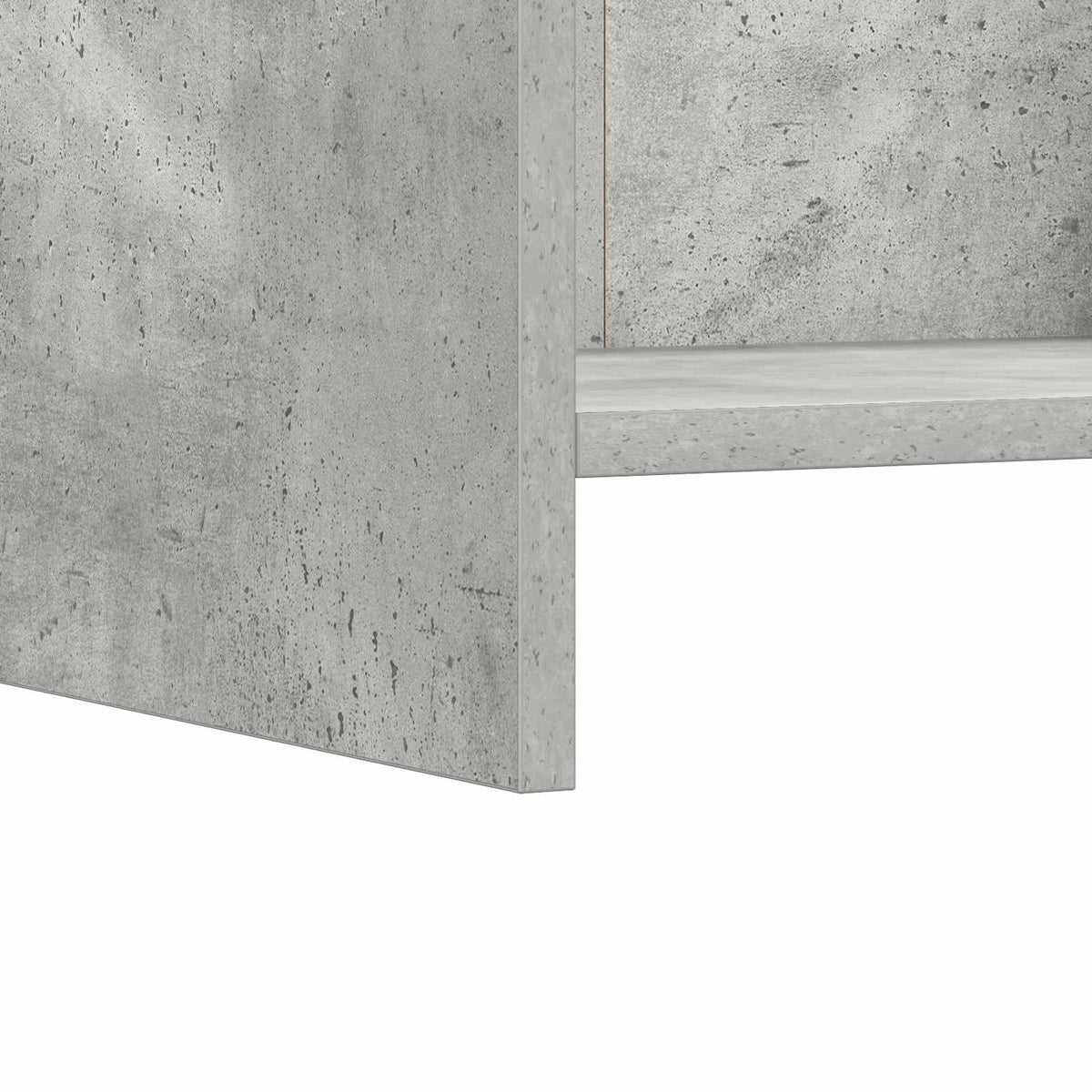 Kreveta Betonska siva 40 x 36 x 80 cm Konstruirano drvo