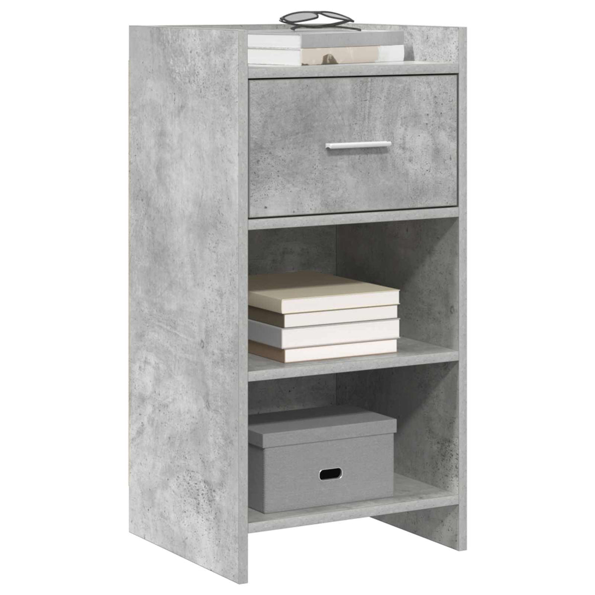Kreveta Betonska siva 40 x 36 x 80 cm Konstruirano drvo