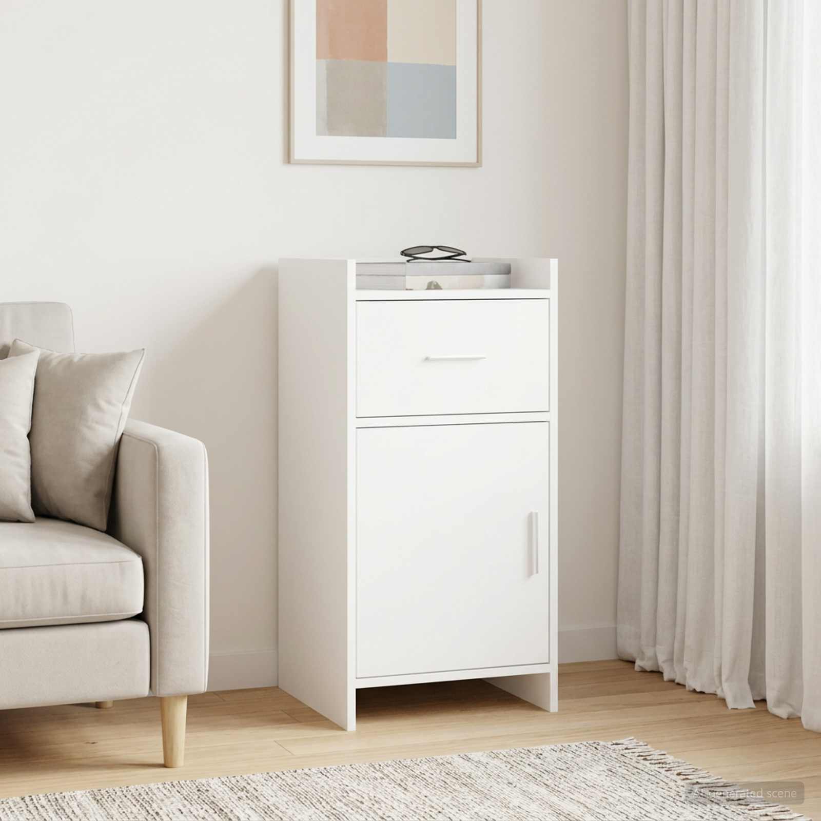 Kreveta Bijela 40 x 36 x 80 cm Konstruirano drvo