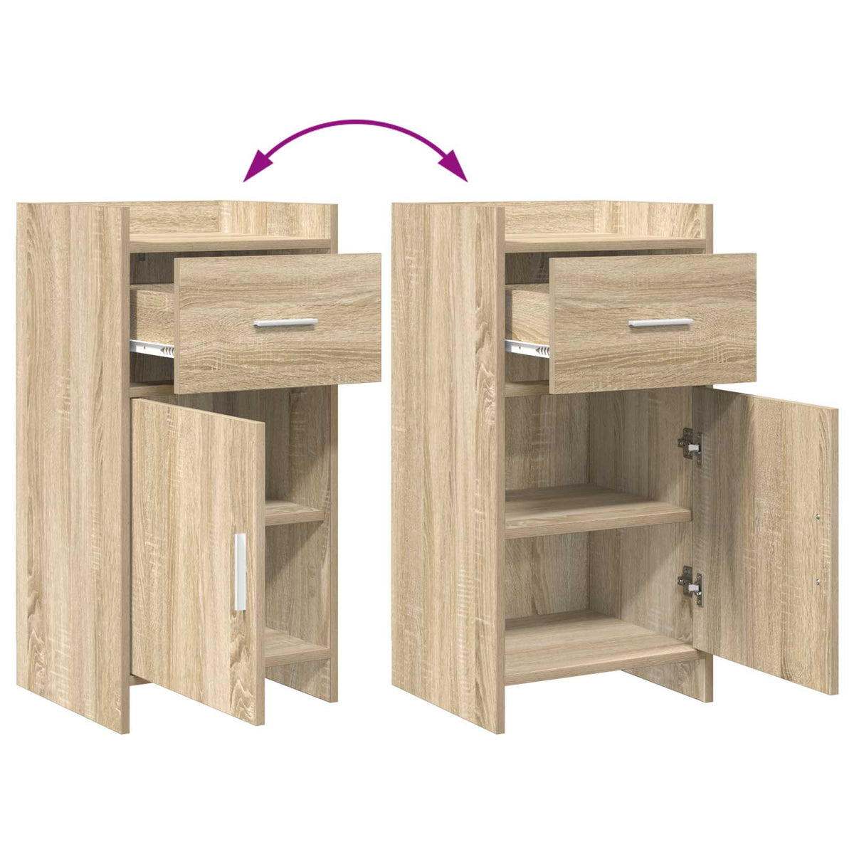 Kreveta Hrast sonoma 40 x 36 x 80 cm Konstruirano drvo